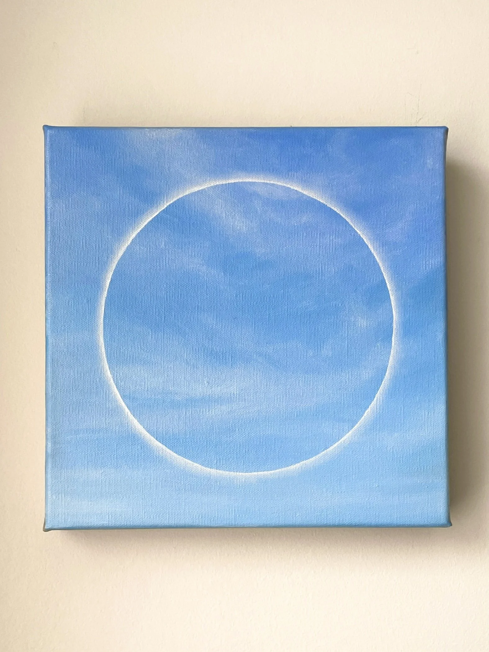 Orb, 2025, oil on linen, 25 x 25 cm