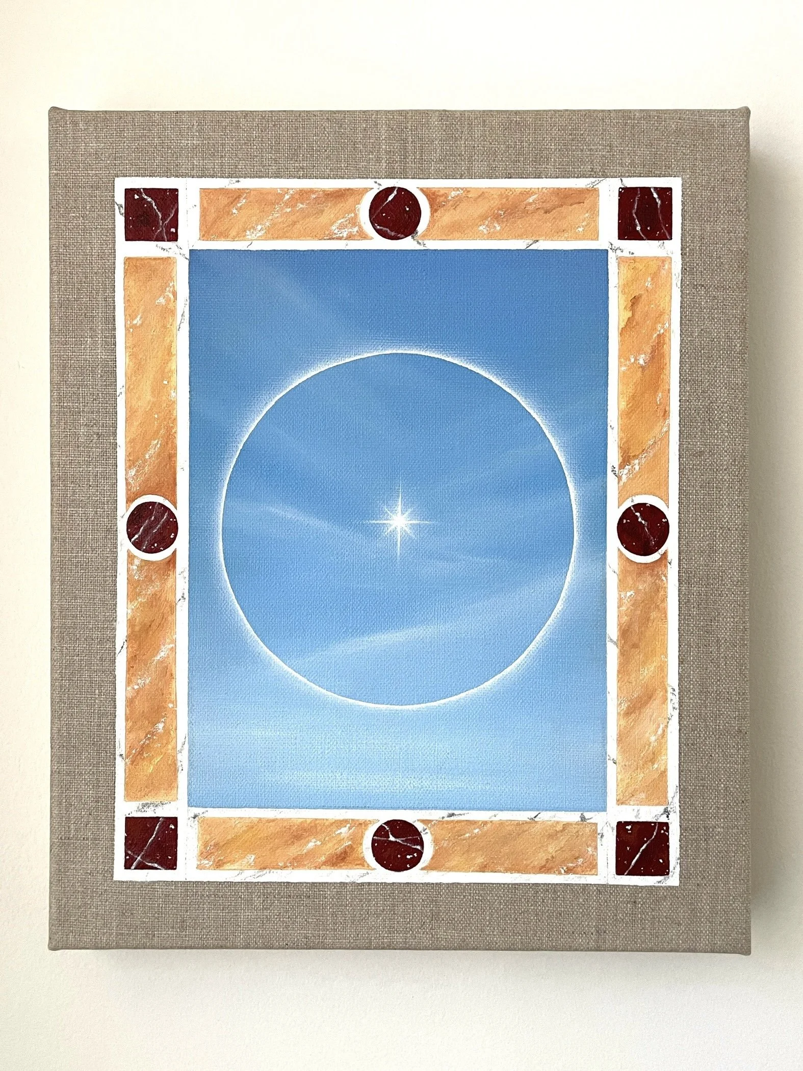 Show me (meditation I), 2026, oil on linen, 30 x 25 cm