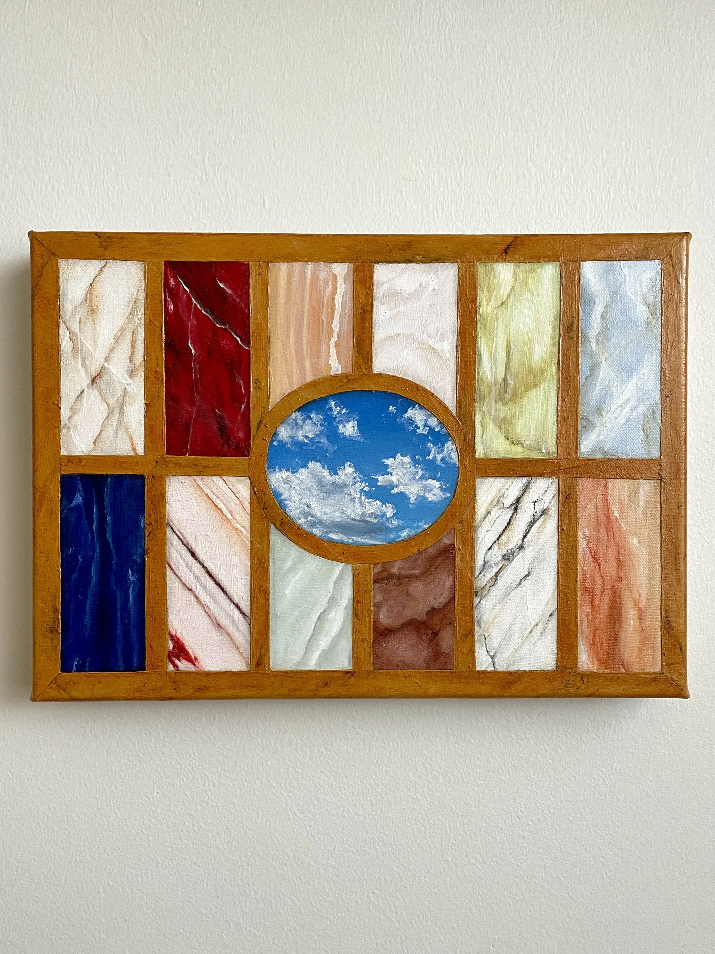 Jewellery box, 2025, oil on linen, 25 x 36 cm