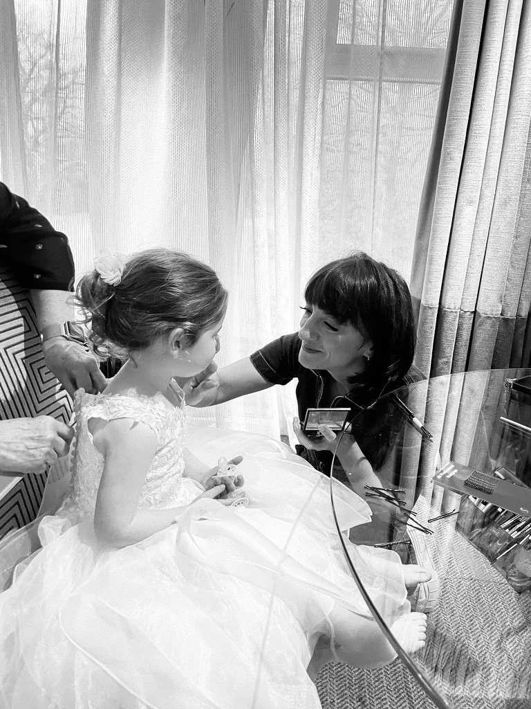 Claire Field Makeup Artist and Hairstylist. Children's hair and makeup. Flower girls