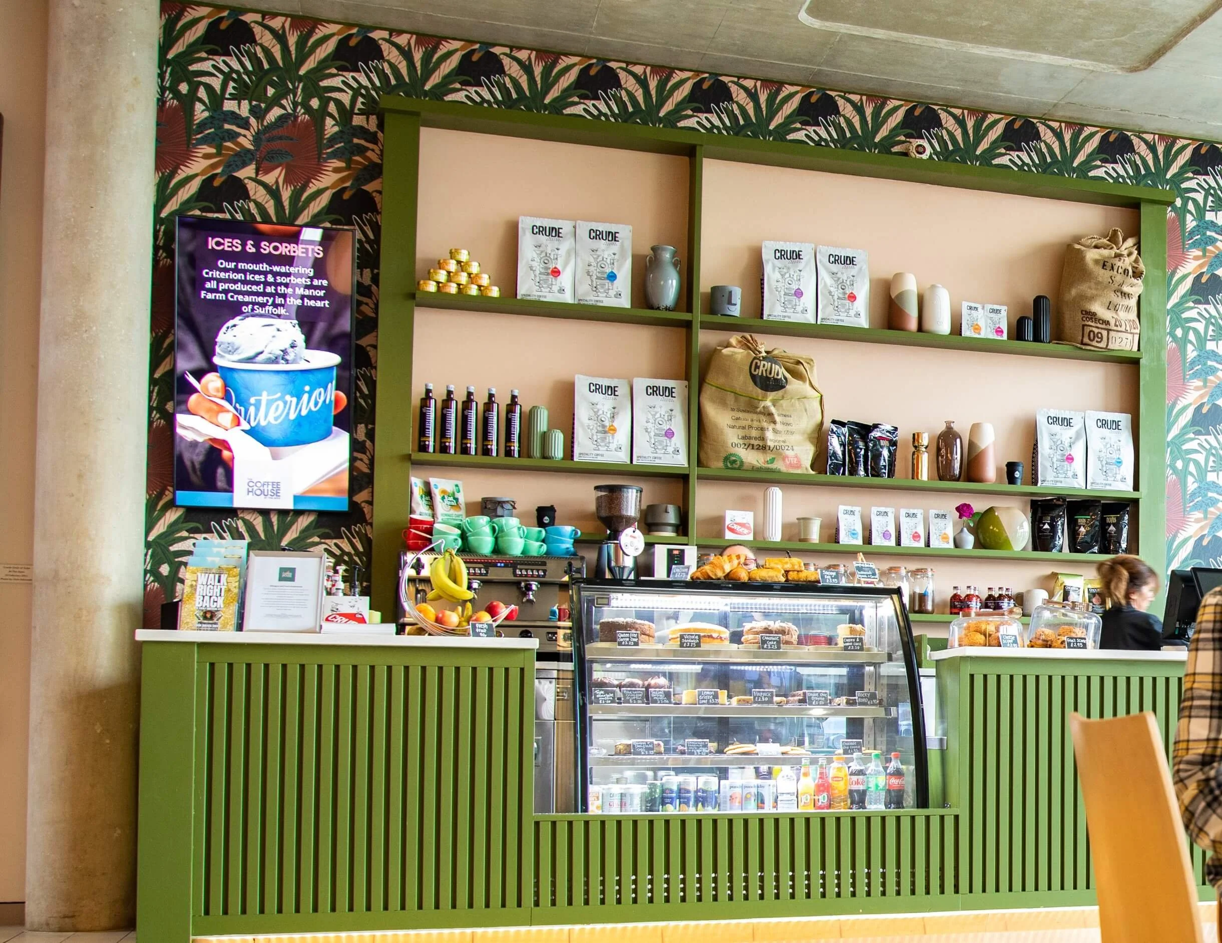 Visitor attraction destination cafe - arts and culture sector