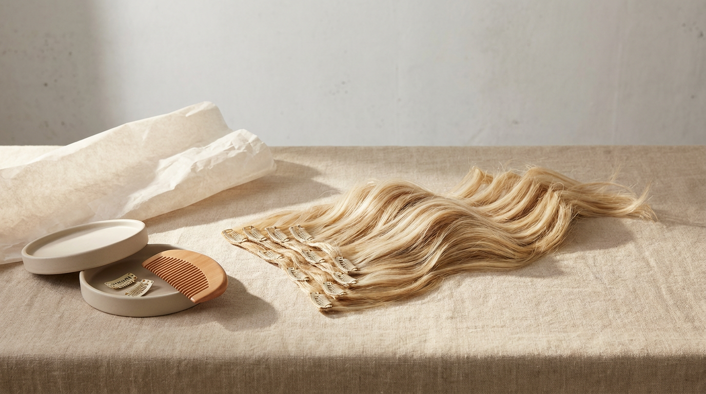 Blonde Clip-In Extensions