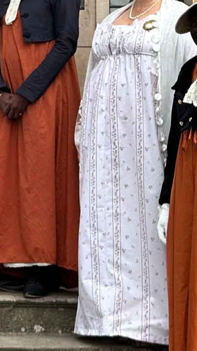 Day Dress - white floral
