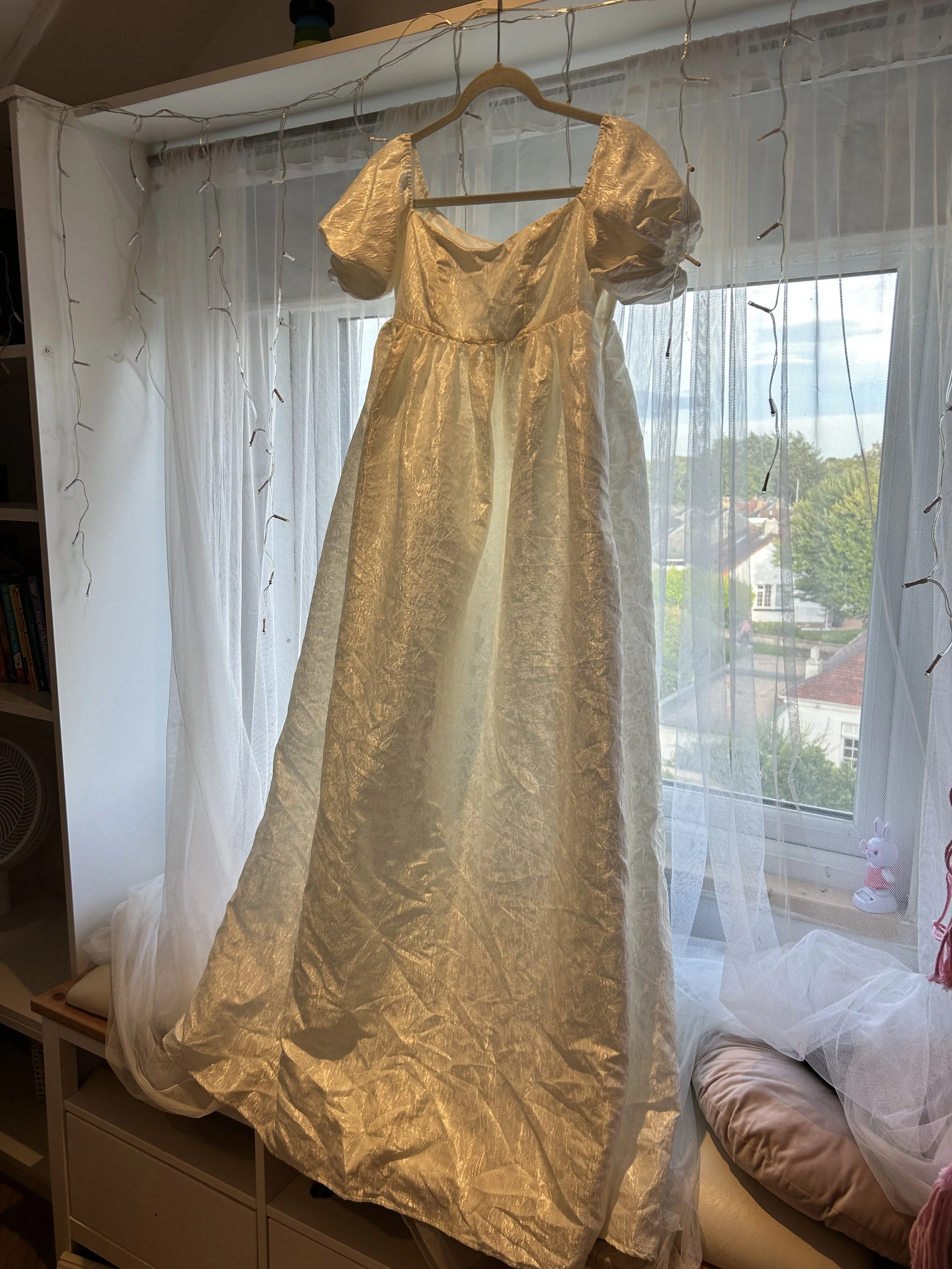 Ballgown / Evening Dress - silver