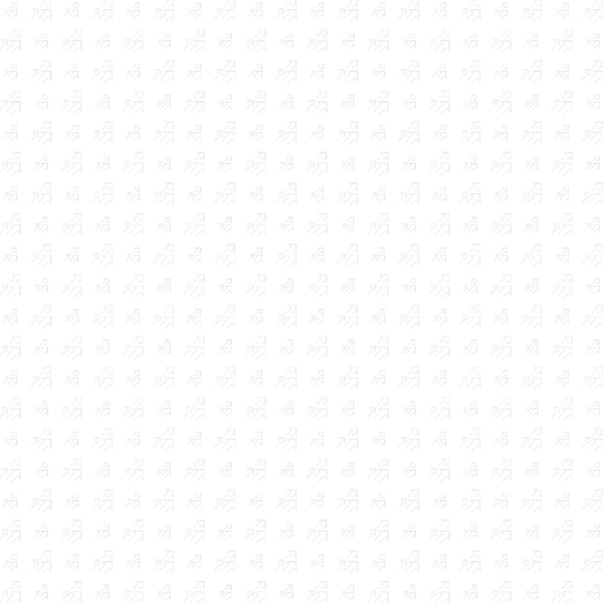 A pattern of white arrow icons pointing upward and to the right on a black background illustrating growth.