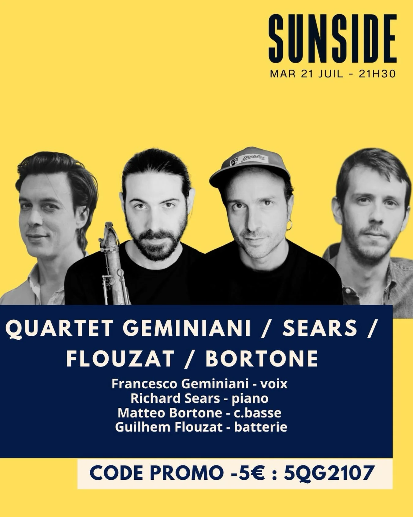 &laquo;&nbsp;Parages&nbsp;&raquo;

New band. New tunes. Old friends.Pretty darn good composers if you ask me.

@_richard_sears_ @mattborton @baroqsaverio 

Un groupe bas&eacute; sur le plagiat mutuel et l&rsquo;obsession de la pulsation. 
Si vous n&r