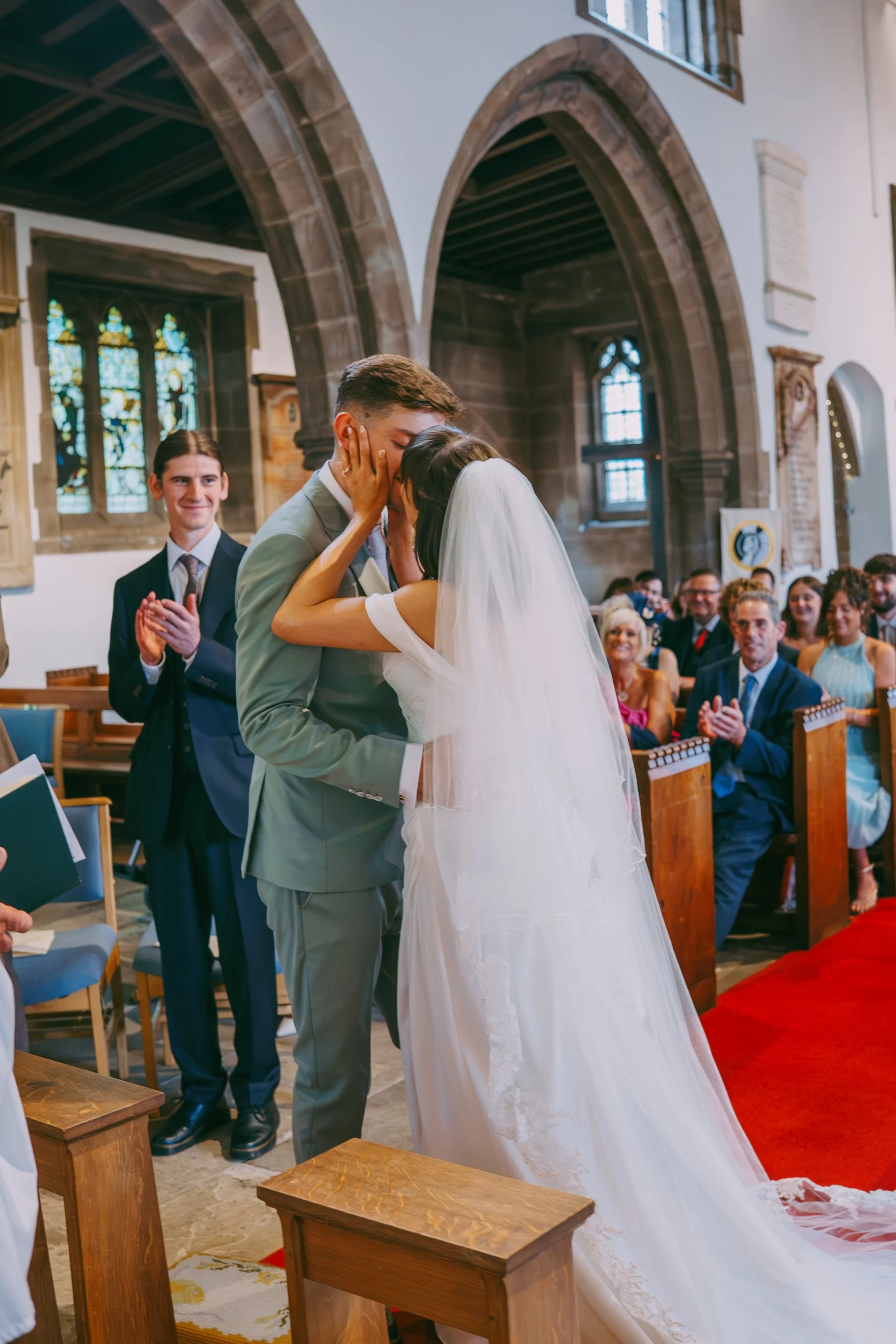 Nottinghamshire Gingham Rustic Wedding  (17).jpg