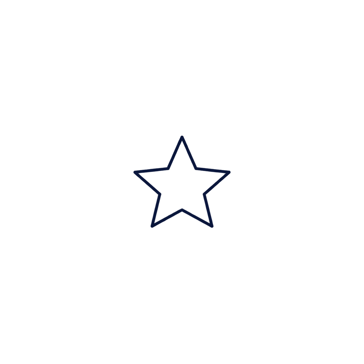 Black background with a neon blue outline of a star at the bottom center and large white text above reading 'STAR'