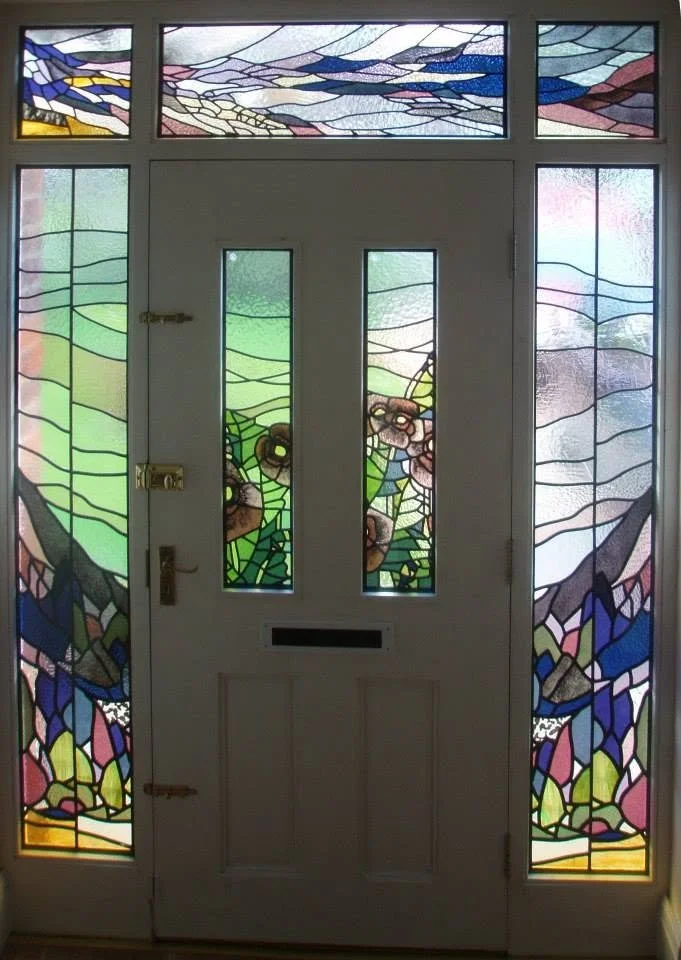Revival Stained Glass project: artist designed door