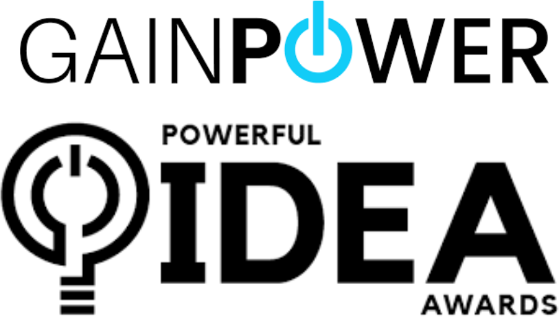 Logo: The Powerful IDEA (Impact on Democracy, Elections, Advocacy) Awards presented by GAIN Power