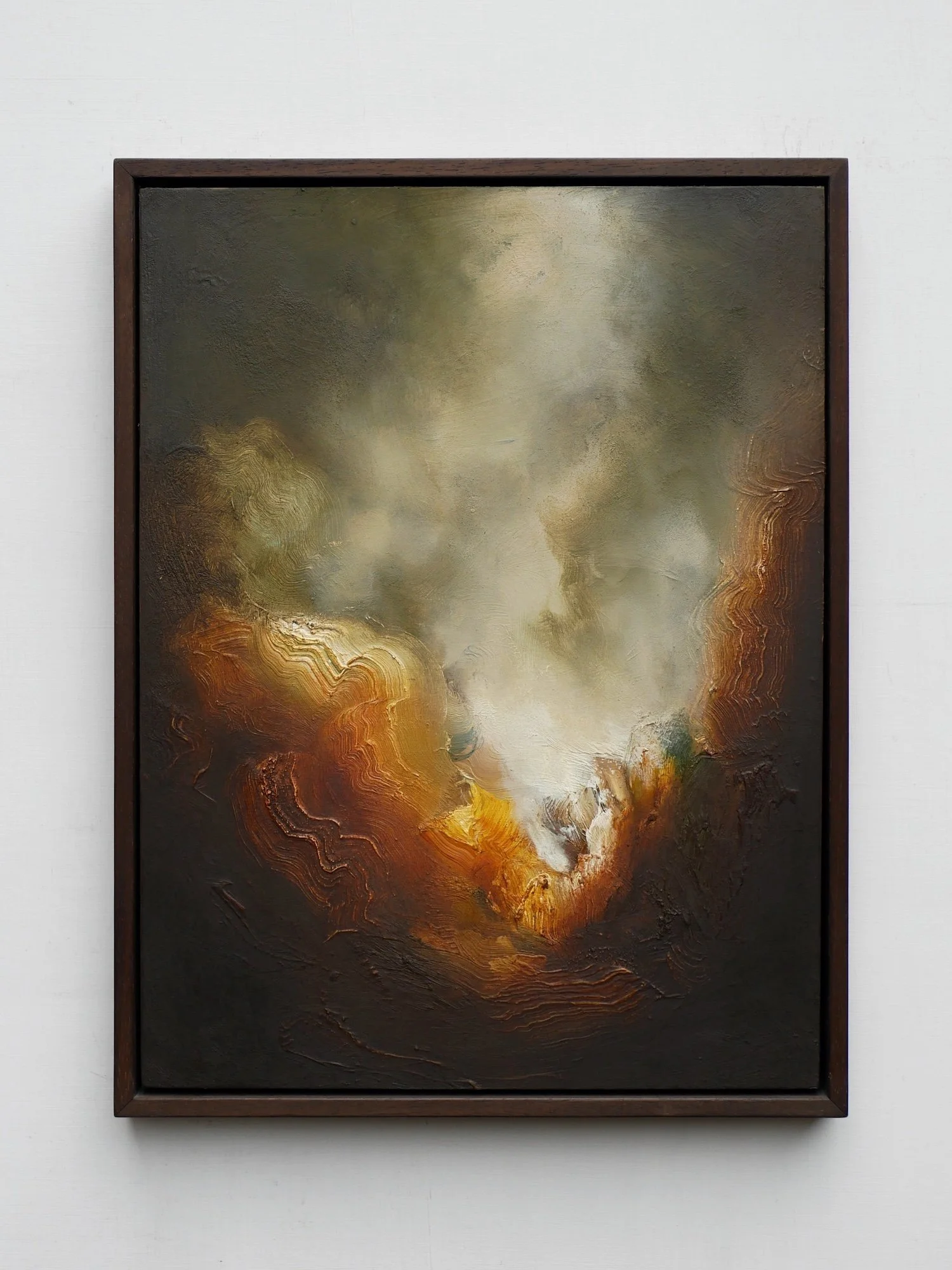 One path to another - oil on wood, 30x40cm