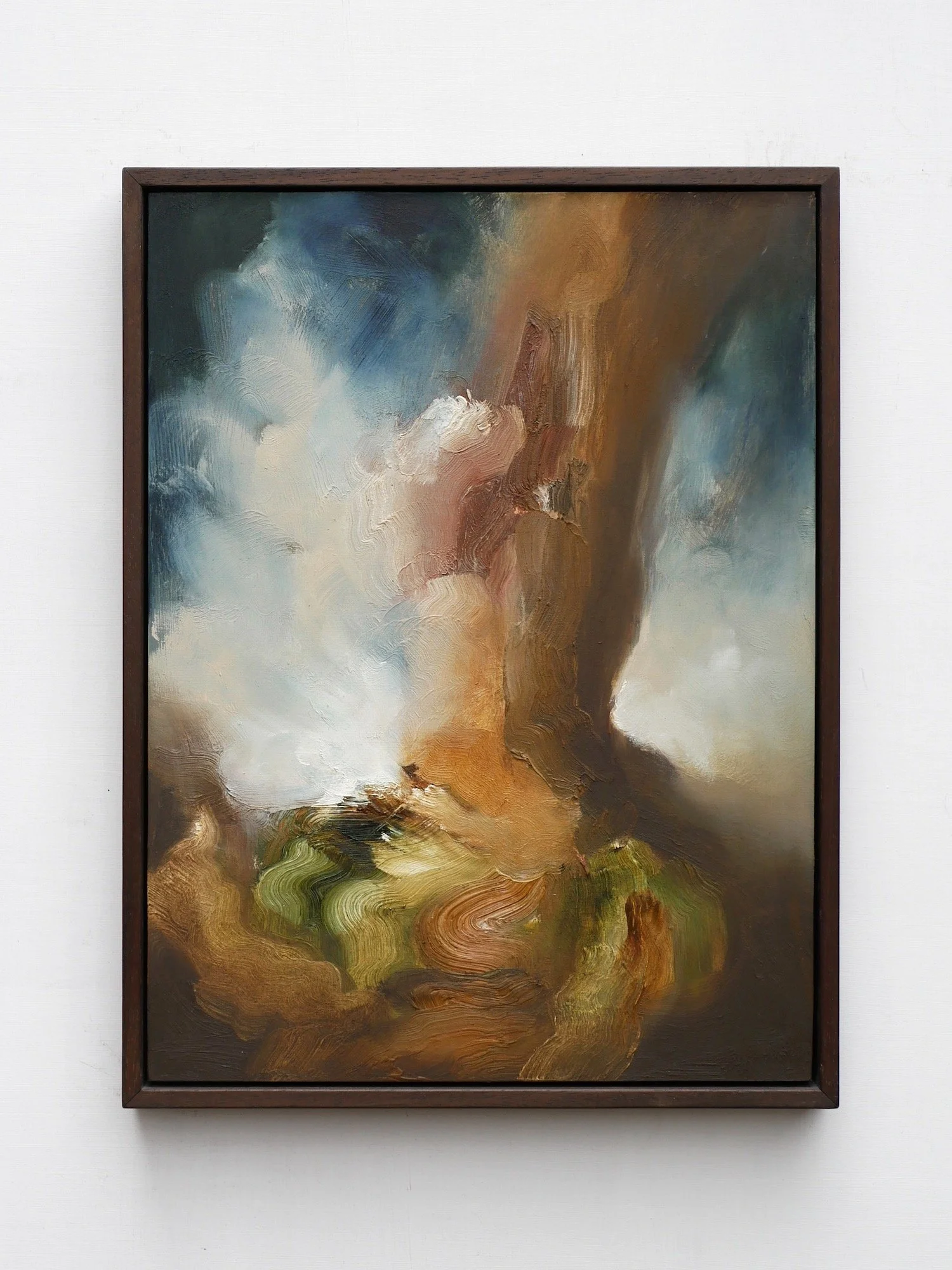The bleak man - oil on wood, 30x40cm