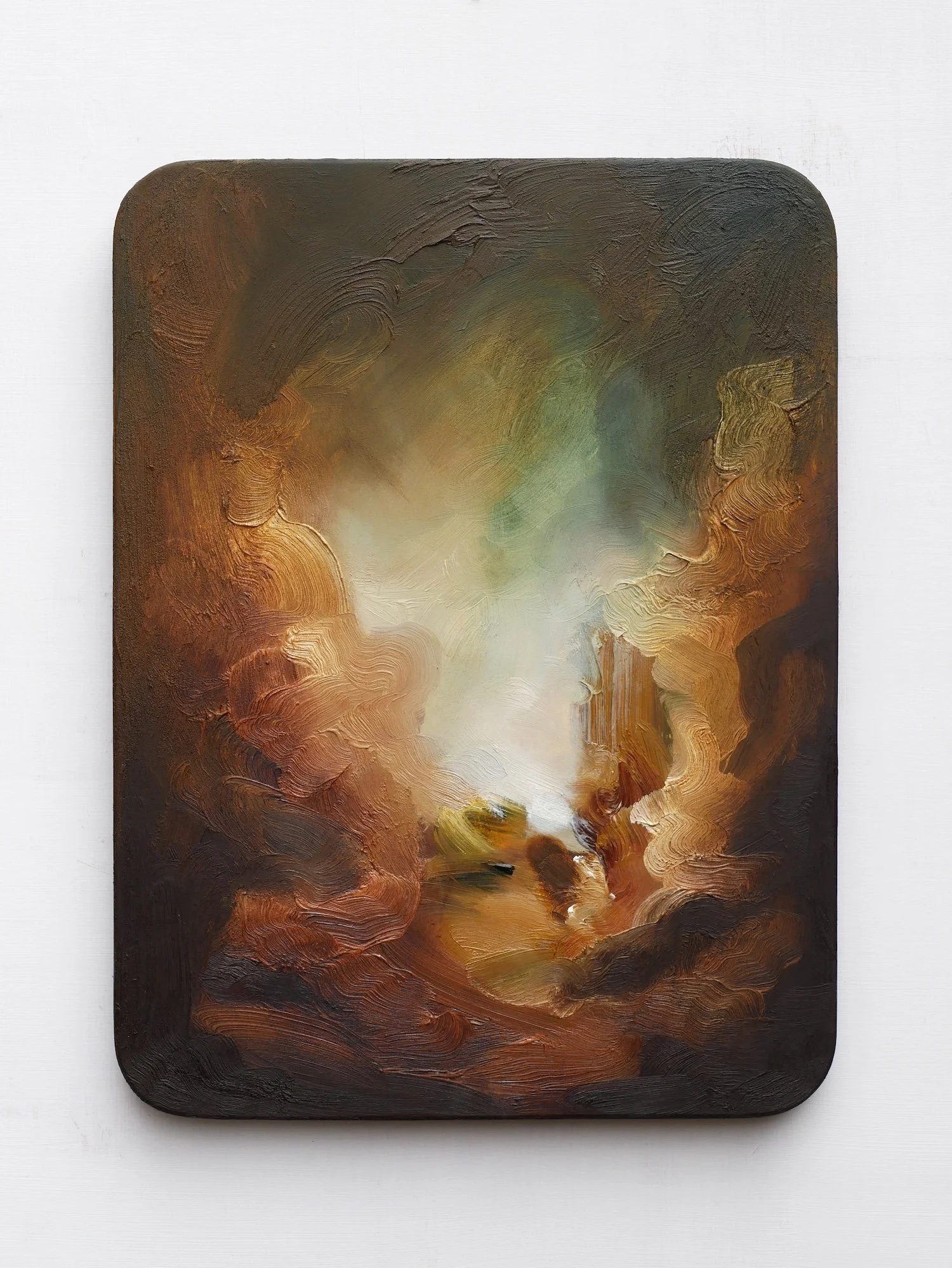 Hollow - oil on wood, 30x40cm
