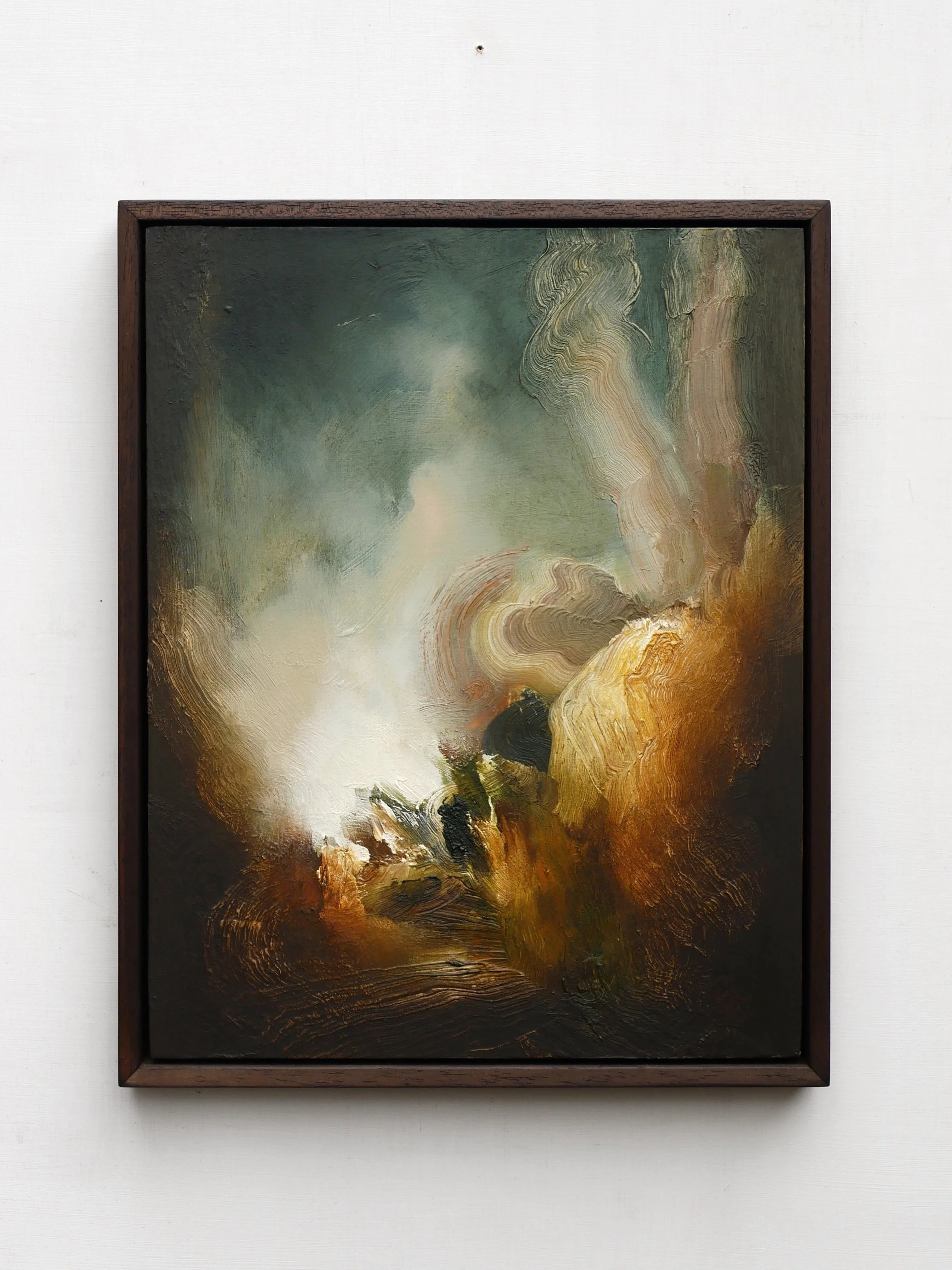 Eyrie - oil on wood, 28x35cm