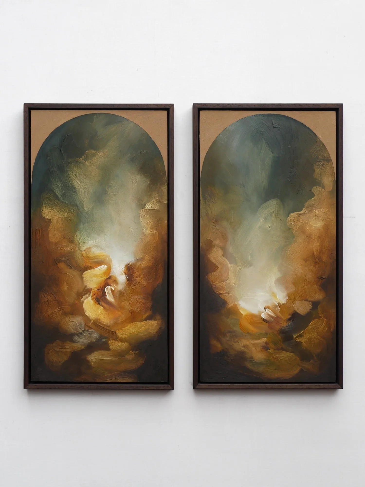 The last remnants of hope - oil on wood, 60x50cm