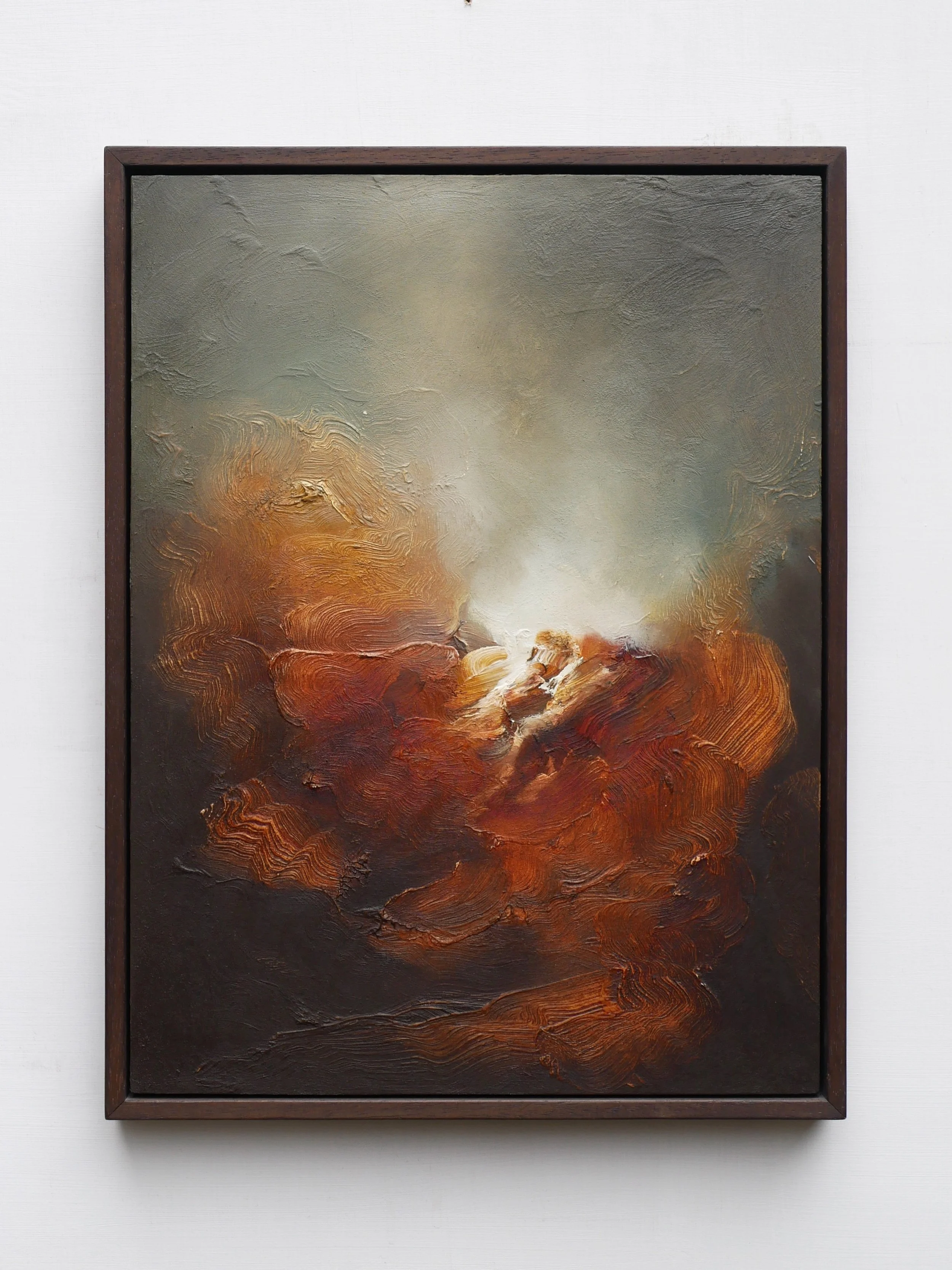 Living another life - oil on wood, 30x40cm