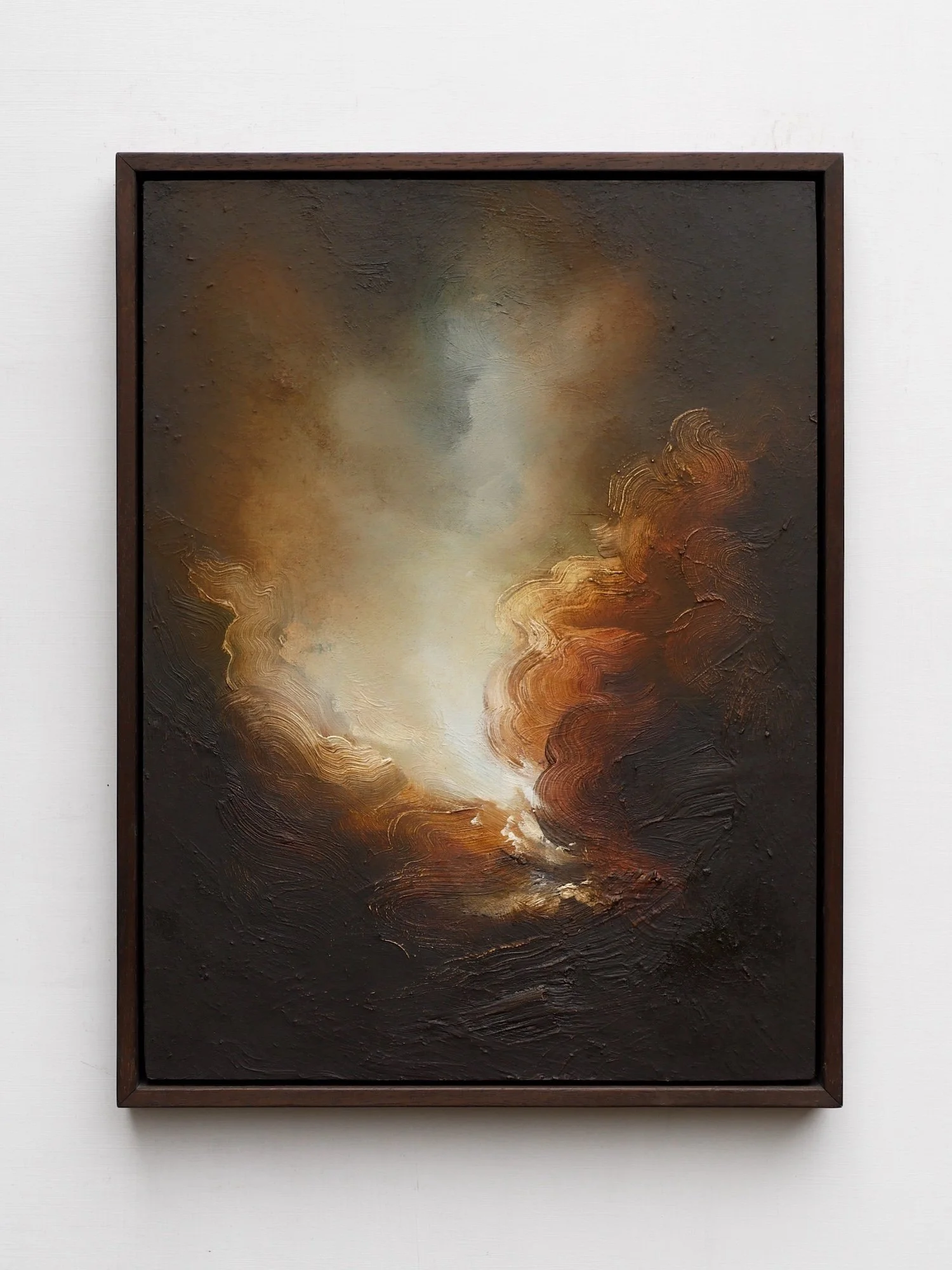 Cracked sky - oil on wood, 30x40cm