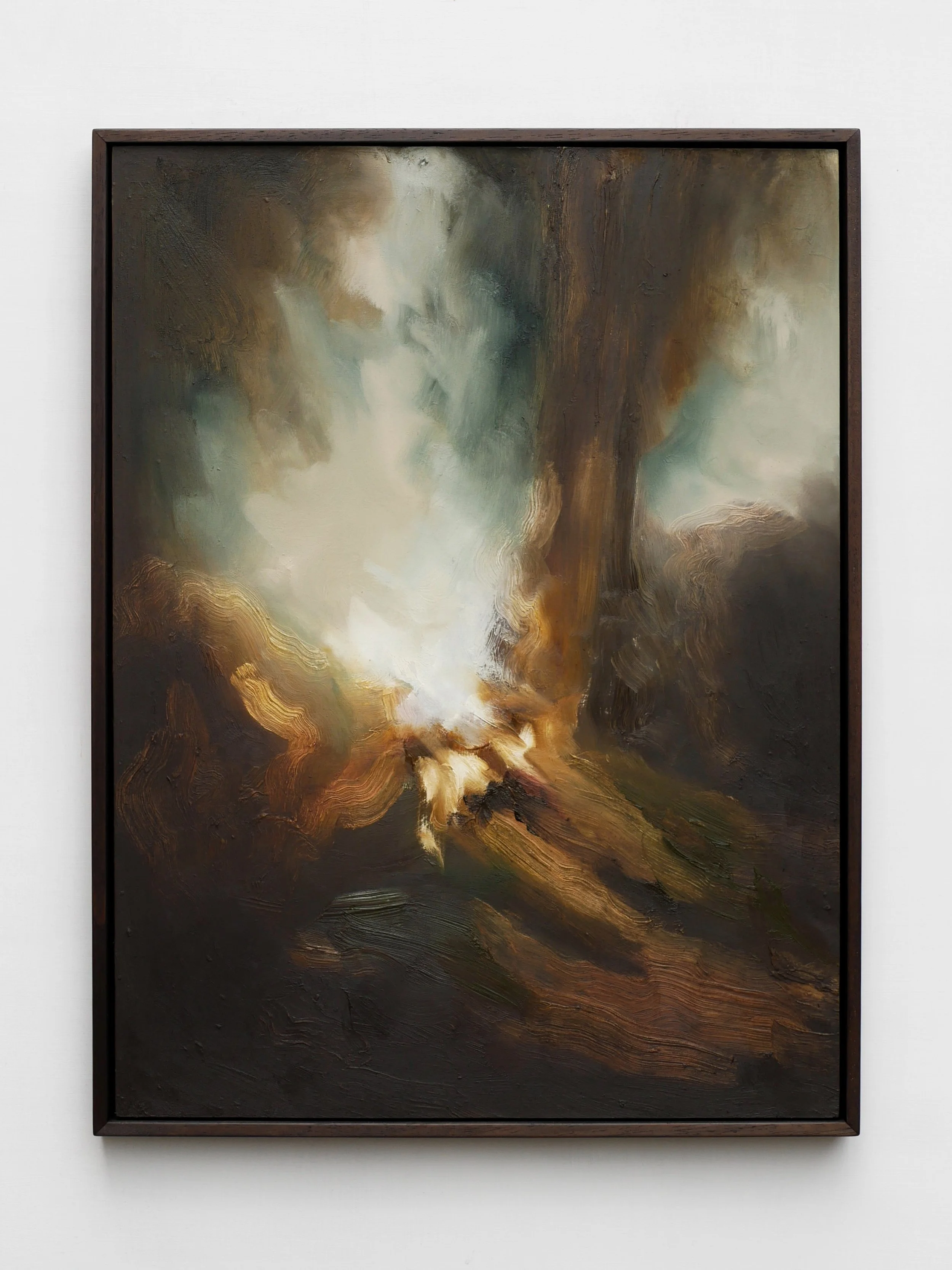 Time spent - oil on wood, 45x60cm