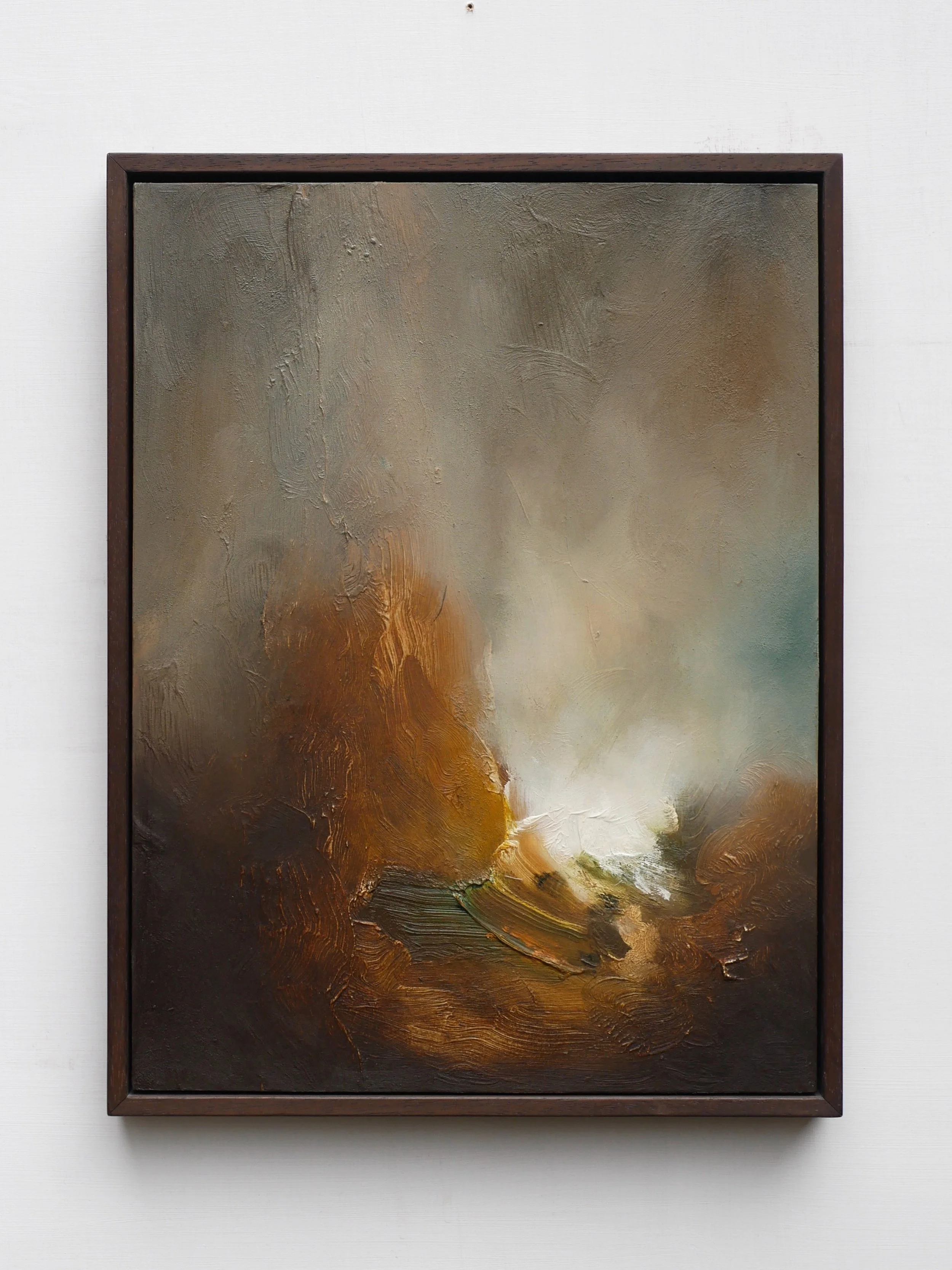 The importance of remembrance - oil on wood, 30x40cm