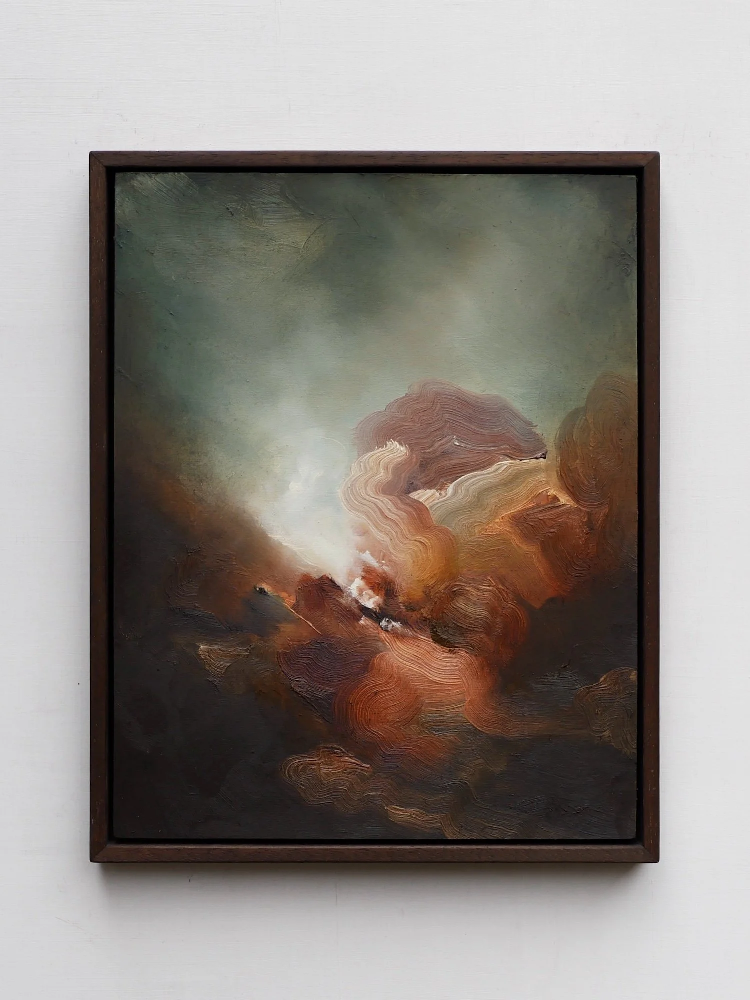 Ambush - oil on wood, 28x35cm