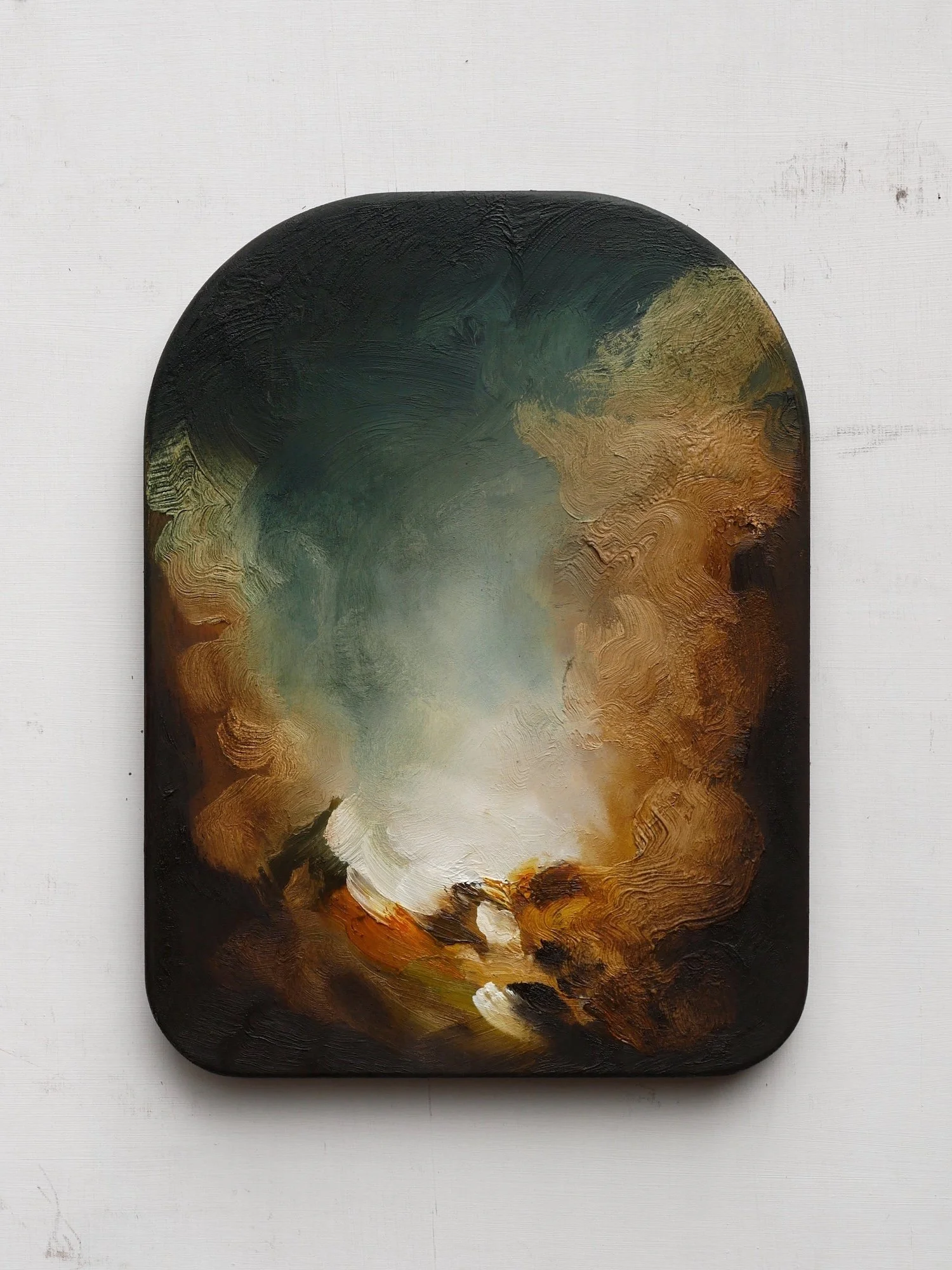 Posterity - oil on wood, 23x30cm