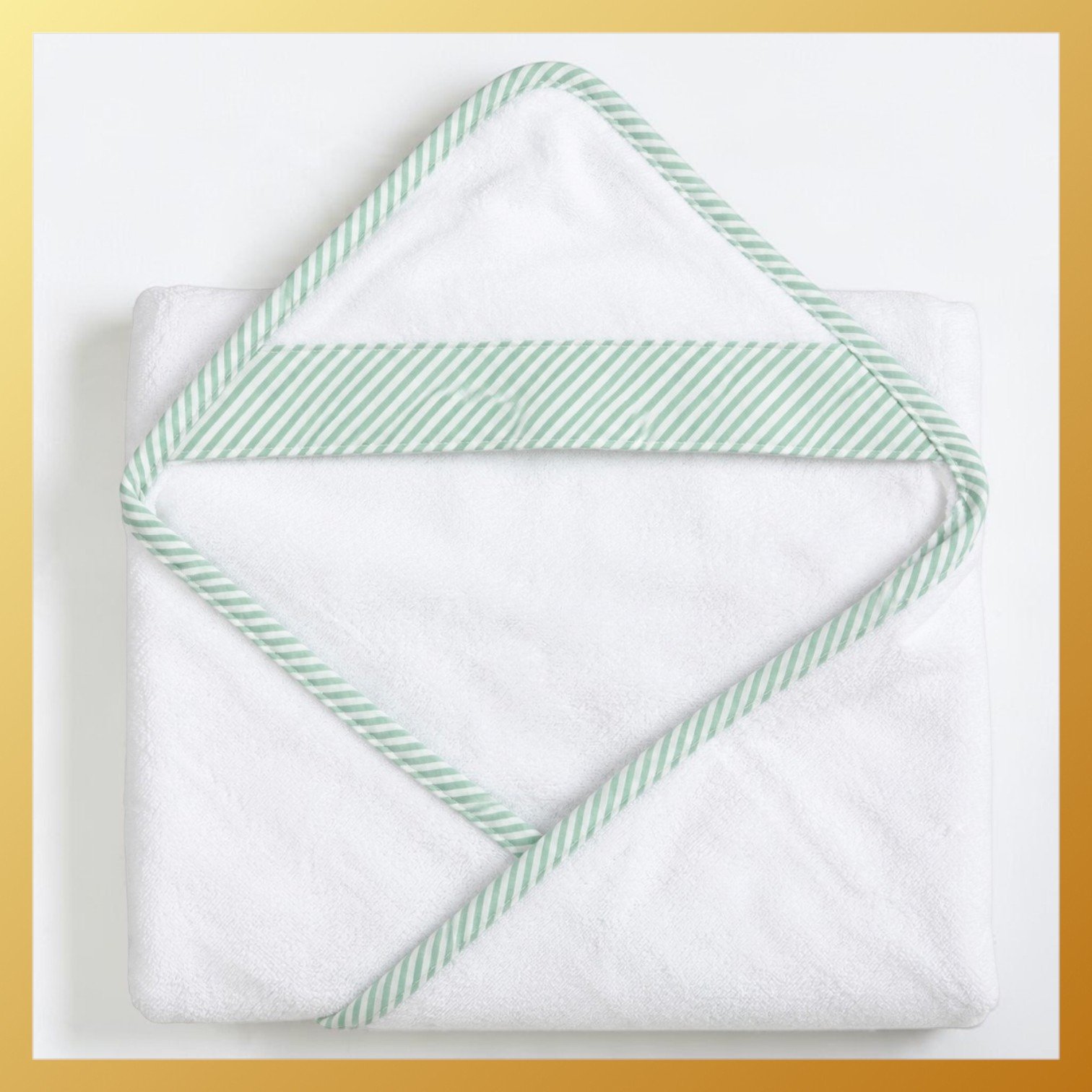 SEERSUCKER HOODED TOWEL