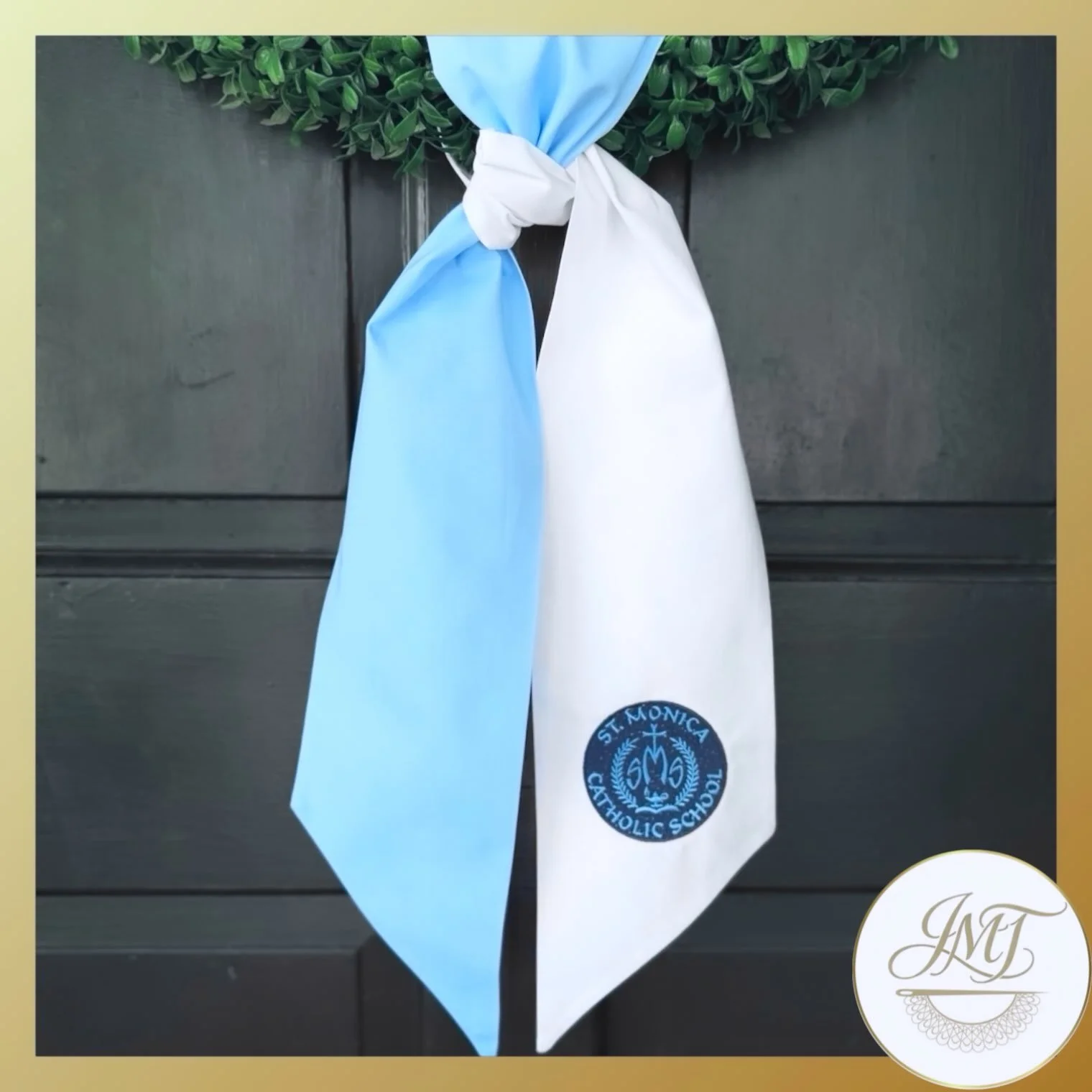 Bi-color sashes are now available! Send a DM to inquire about your team or school&rsquo;s colors.