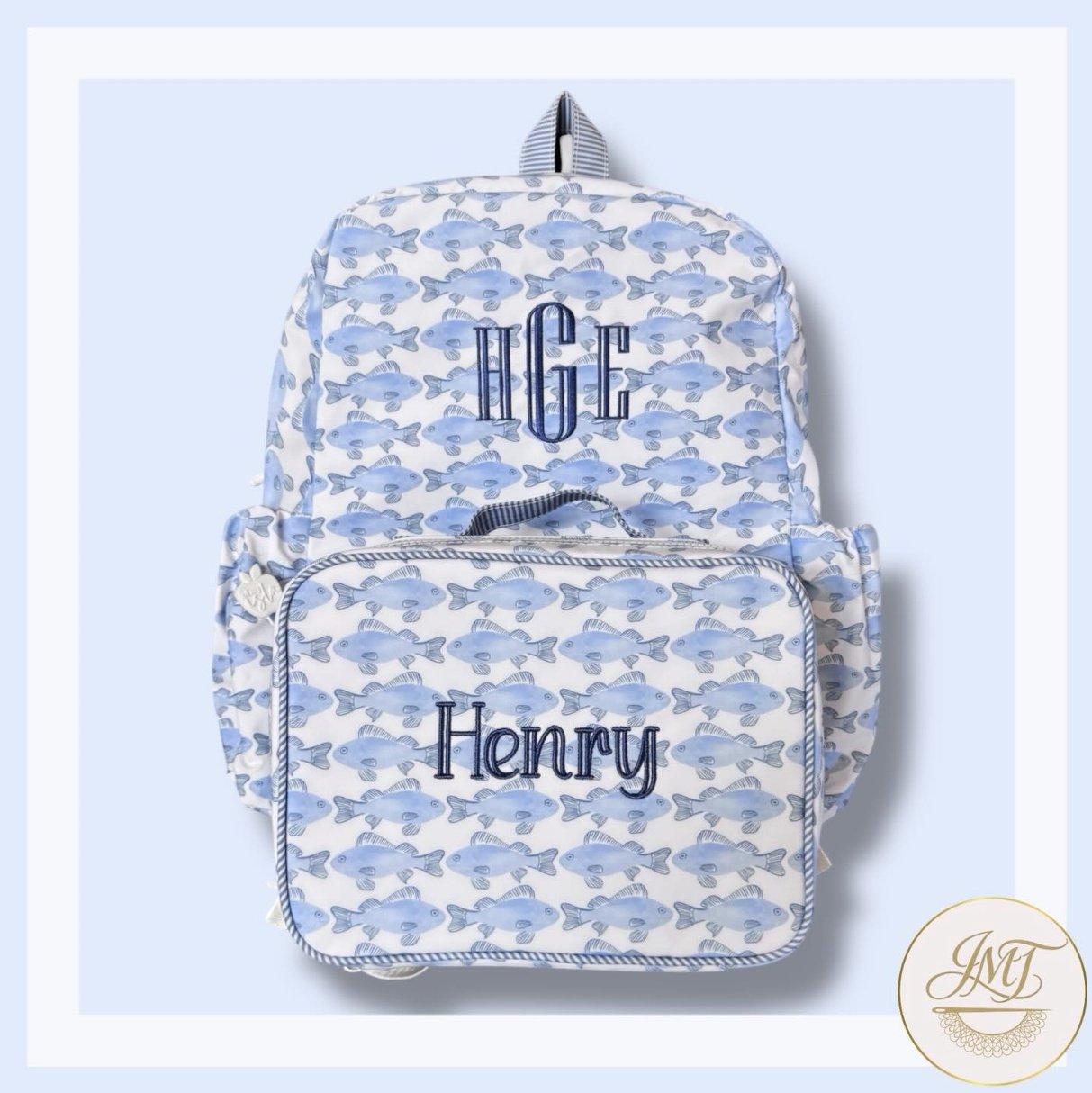 Can coated canvas bags, like TRVL and Apple of My Isla, be embroidered? Yes, they work great!