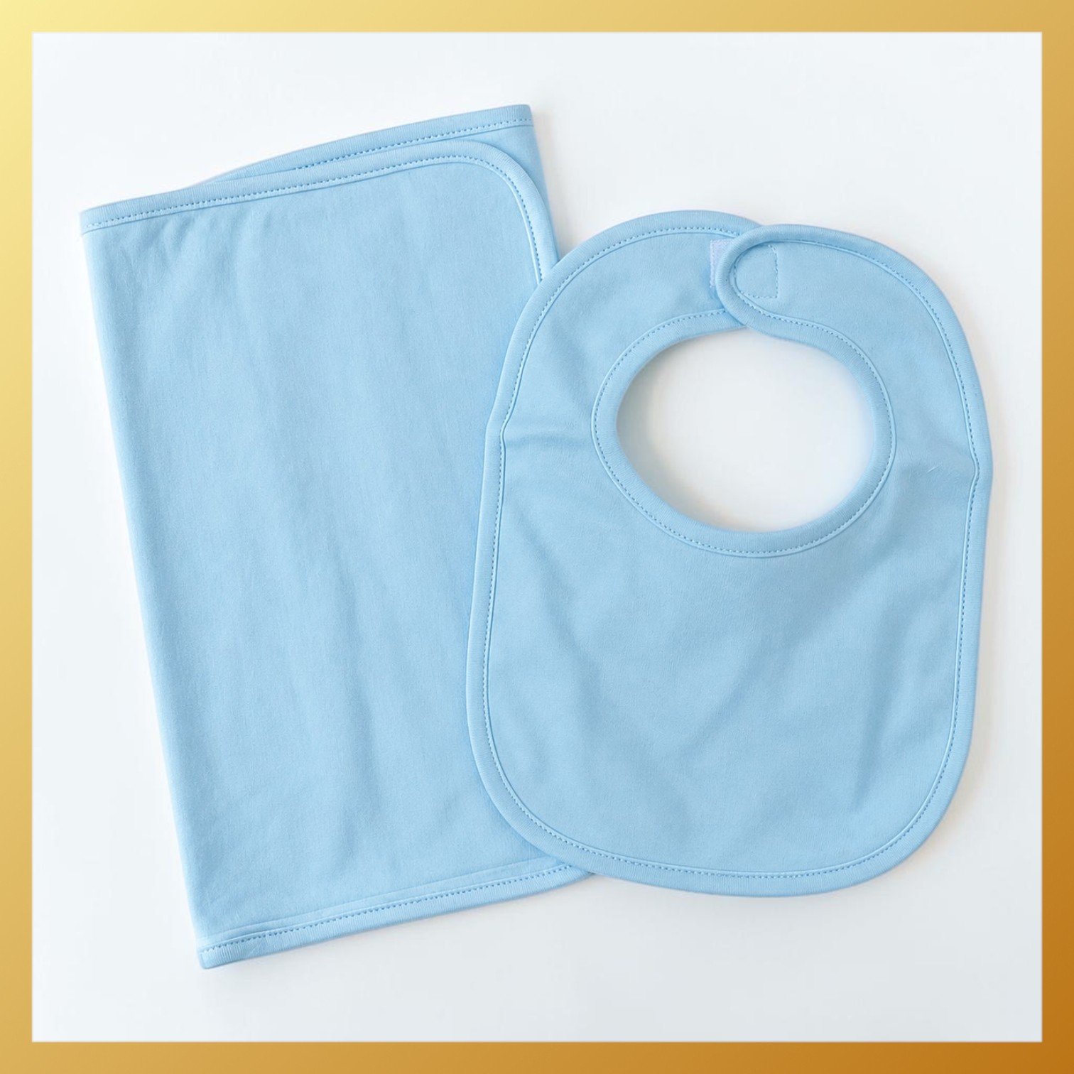 BOUTIQUE BIB & BURP CLOTH SET