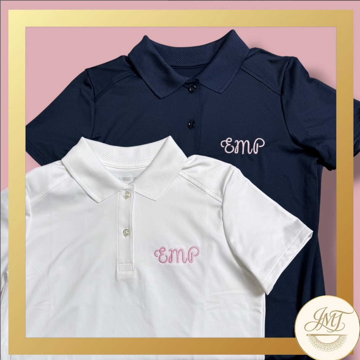Personalize school uniforms with a name or monogram. Tip - check your school's uniform guidelines for color and size regulations.