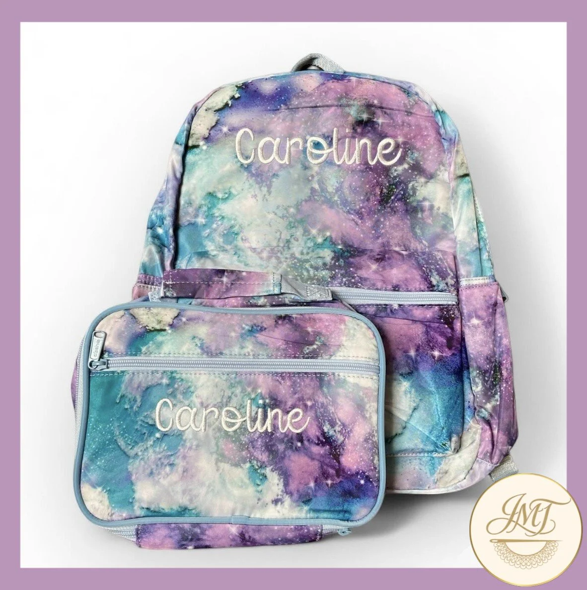 Tip - the best type of lunch bag for embroidery has a pocket on the front. This allows the outside layer of fabric to be embroidered without puncturing the interior insultation layer. 