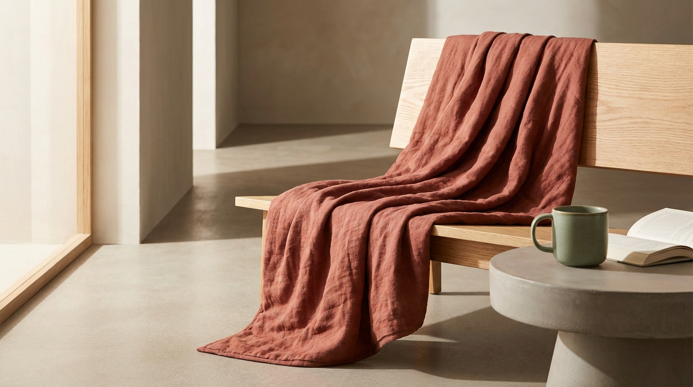 Weighted Linen Blanket
