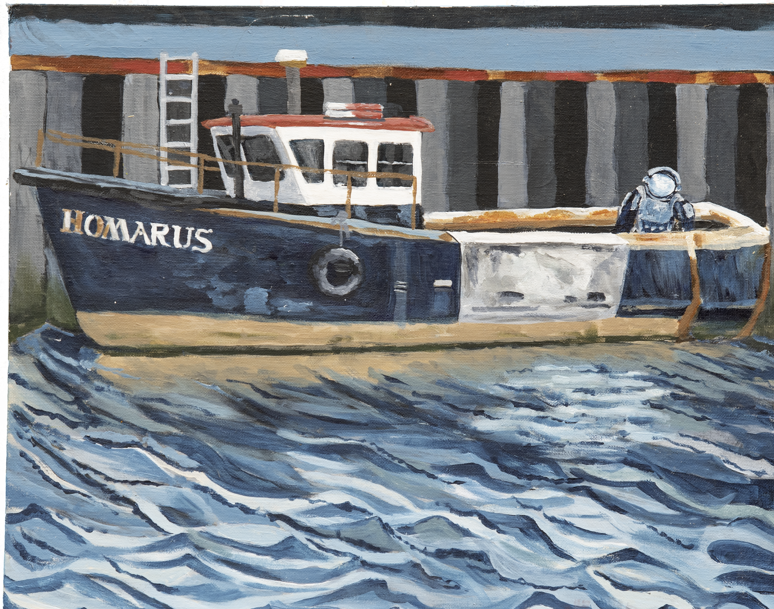 Boat in harbour by Jill Spence.png