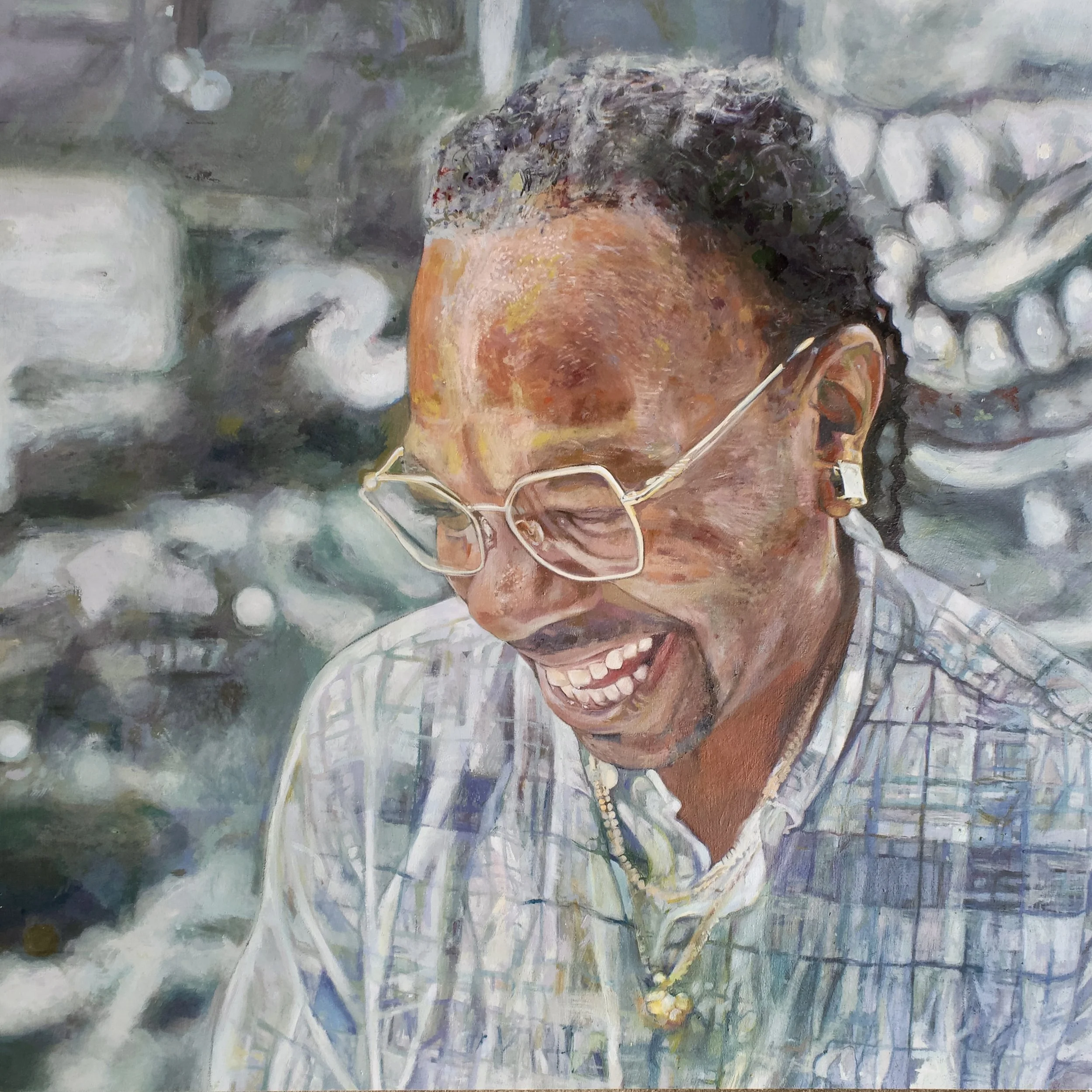 Cardiaire · Oil on panel · 24 × 24 in. · 2026

