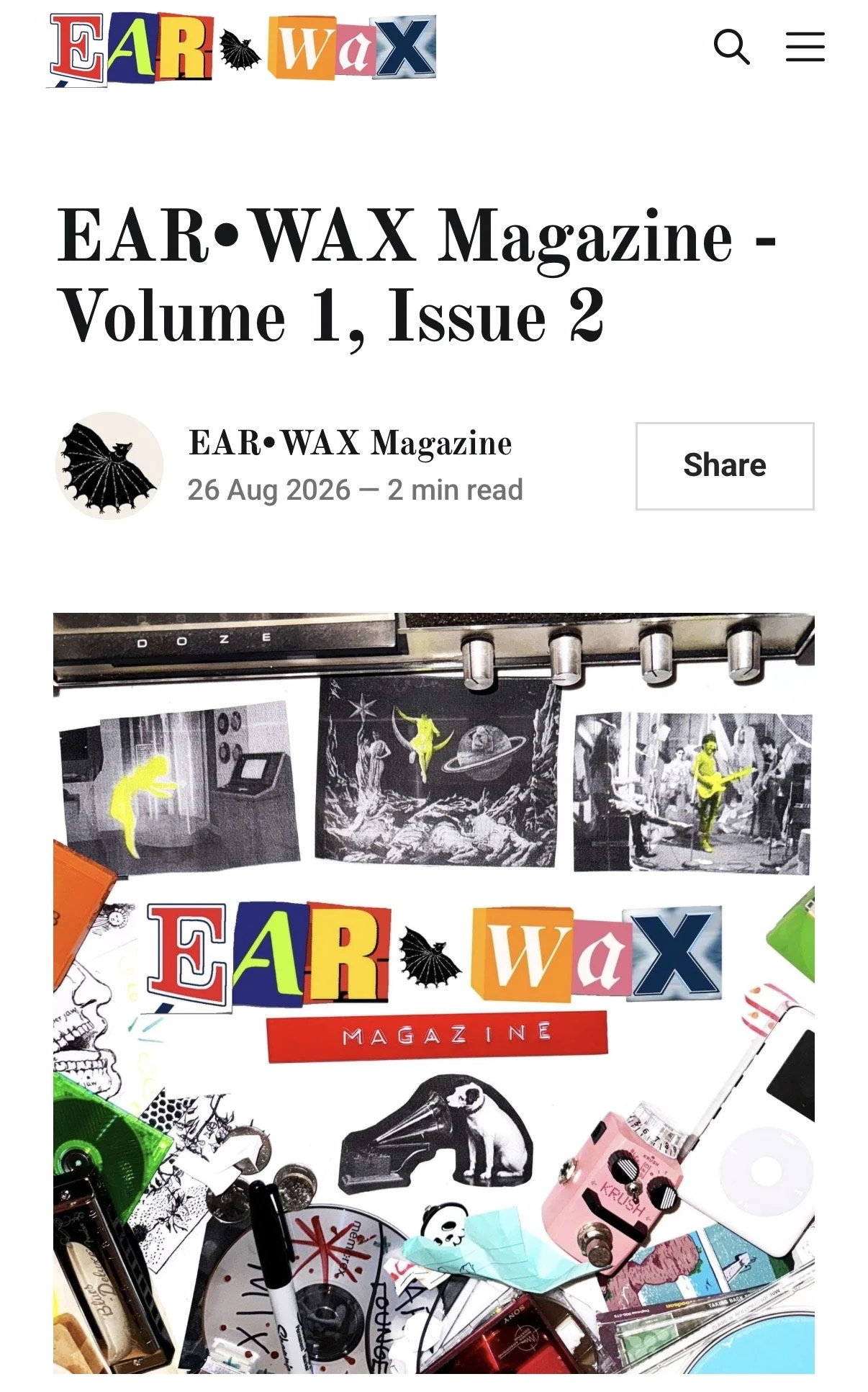 radio san lazaro named one of 2026’s best audio dramas so far by ear wax magazine