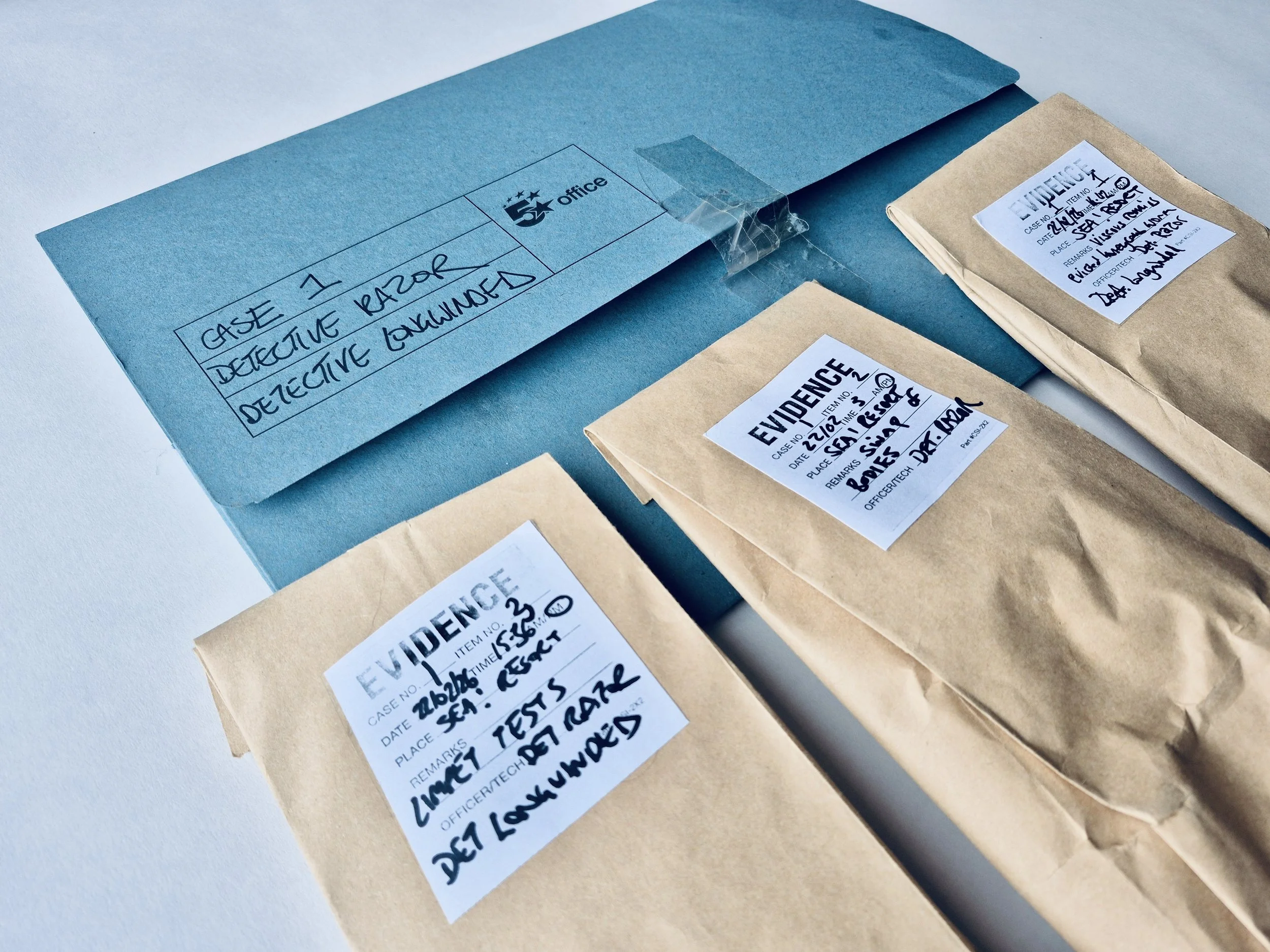 Case 1: File and enclosed evidence