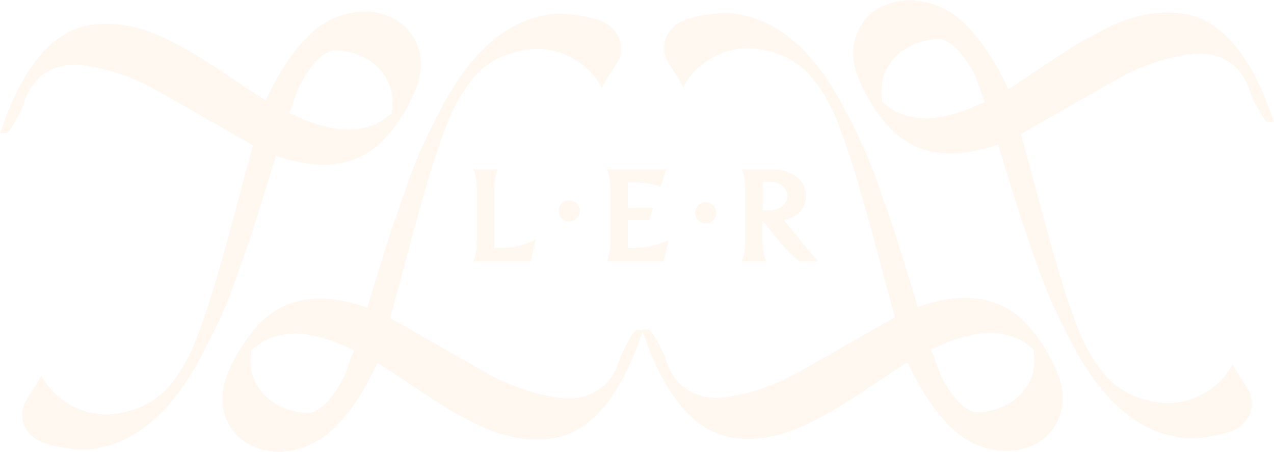 The word "LEER" is written inside a stylized heartbeat line pattern.