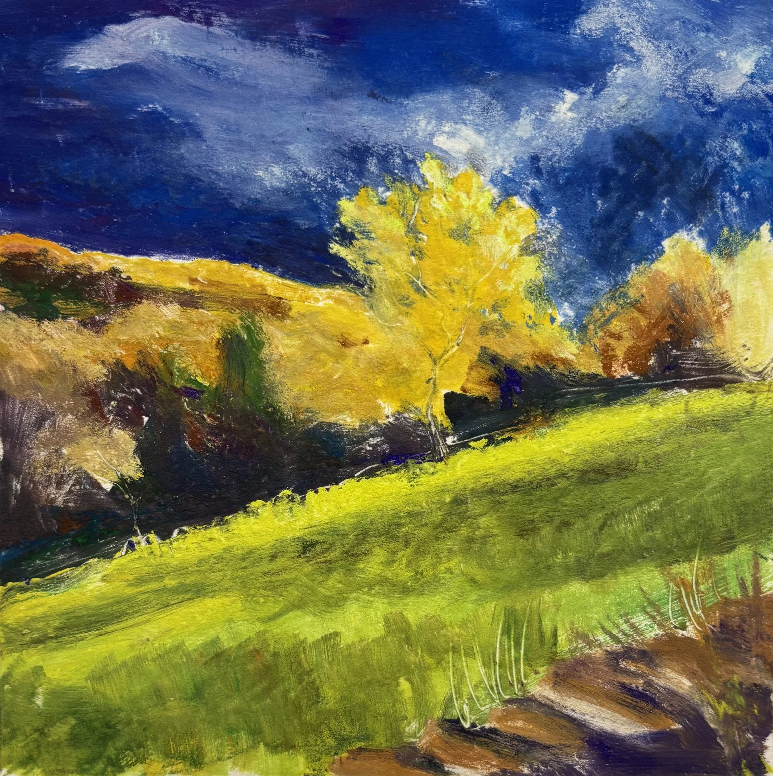 Aglow, Monotype, 5.75"x5.75"
