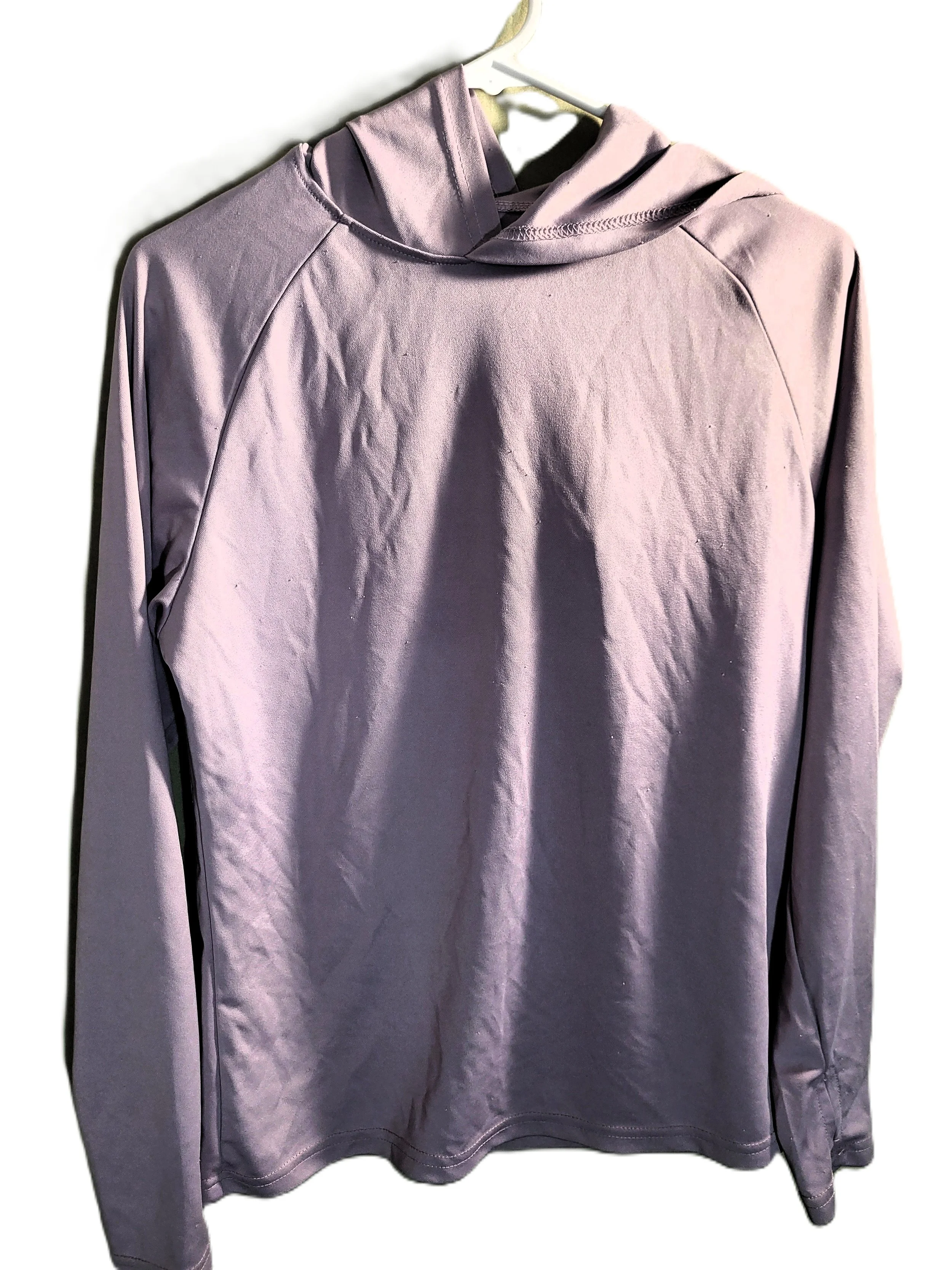 long sleeve hooded shirt - Size Medium