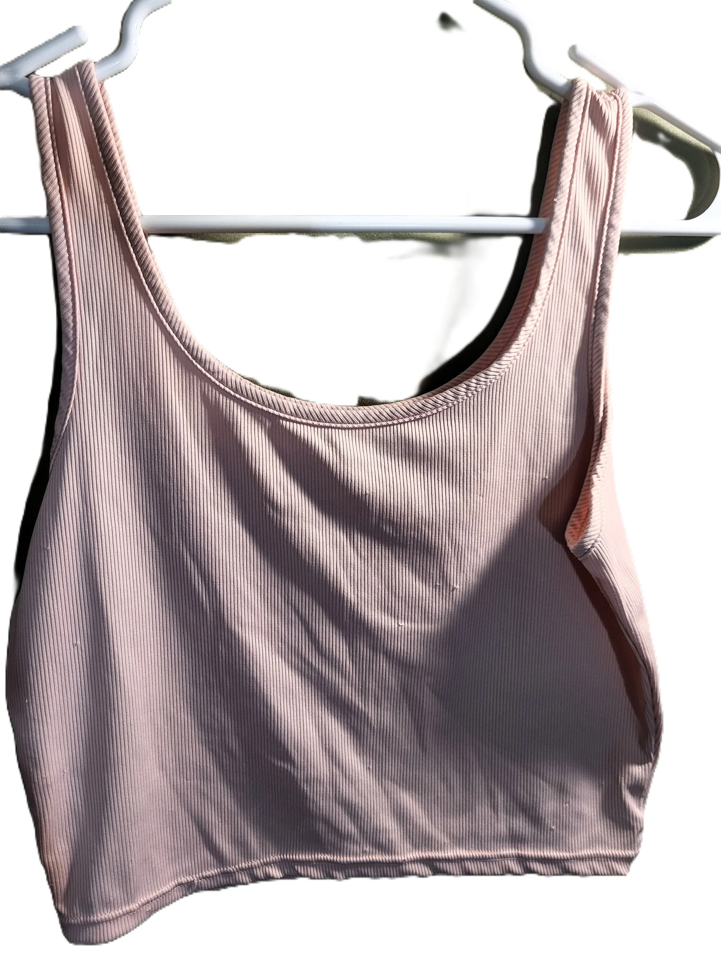 Light Pink/Peach - Belly Tank Top