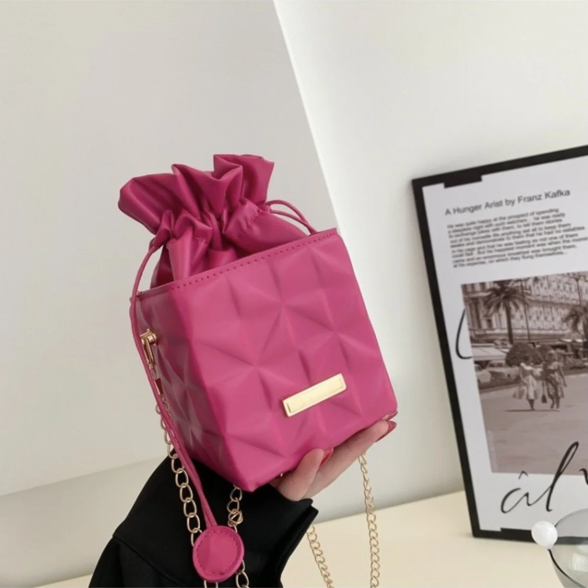 PU Fashion Pure Color Women's Messenger Bag