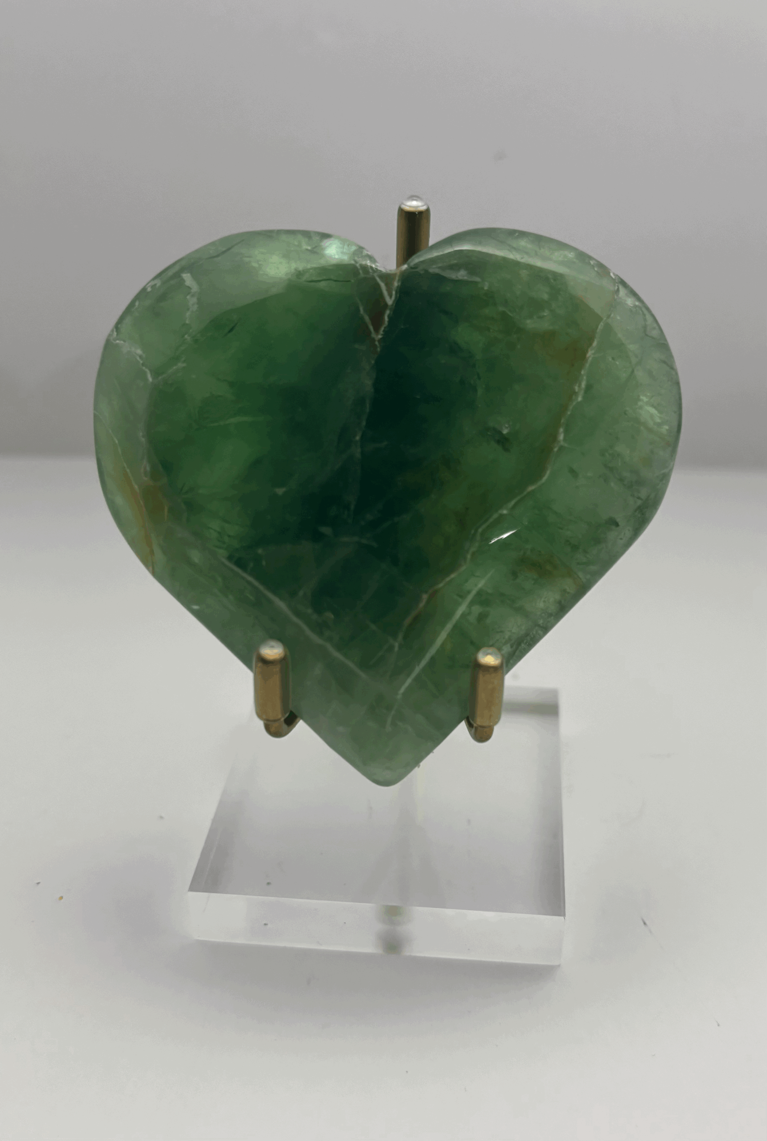 Bajablast Fluorite Heart