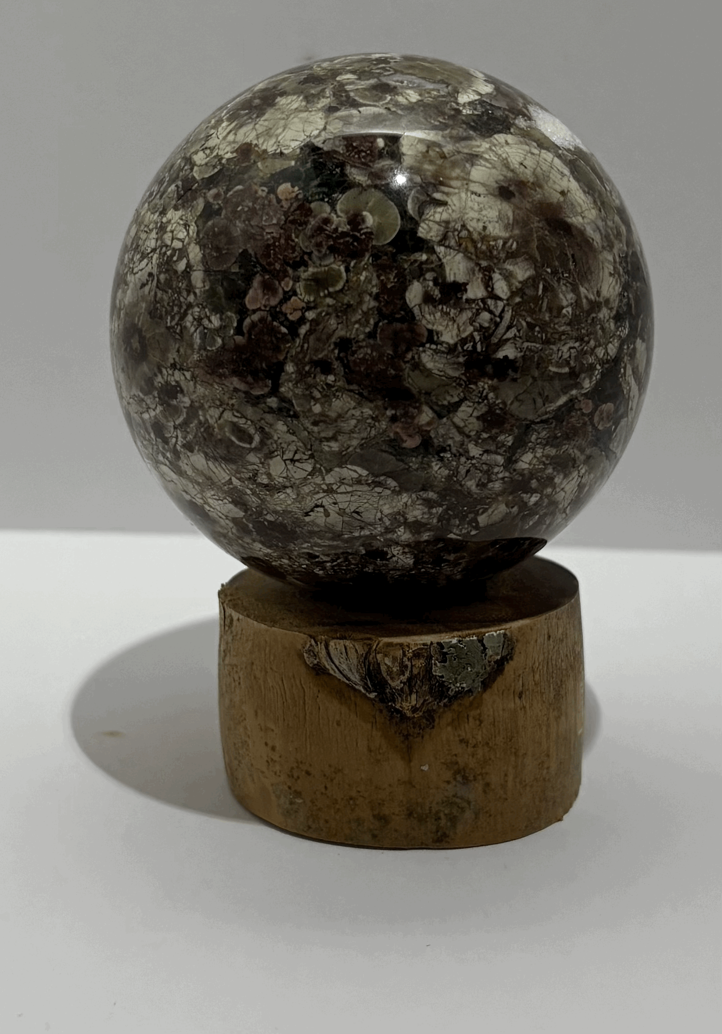 Russian Flower Agate Sphere
