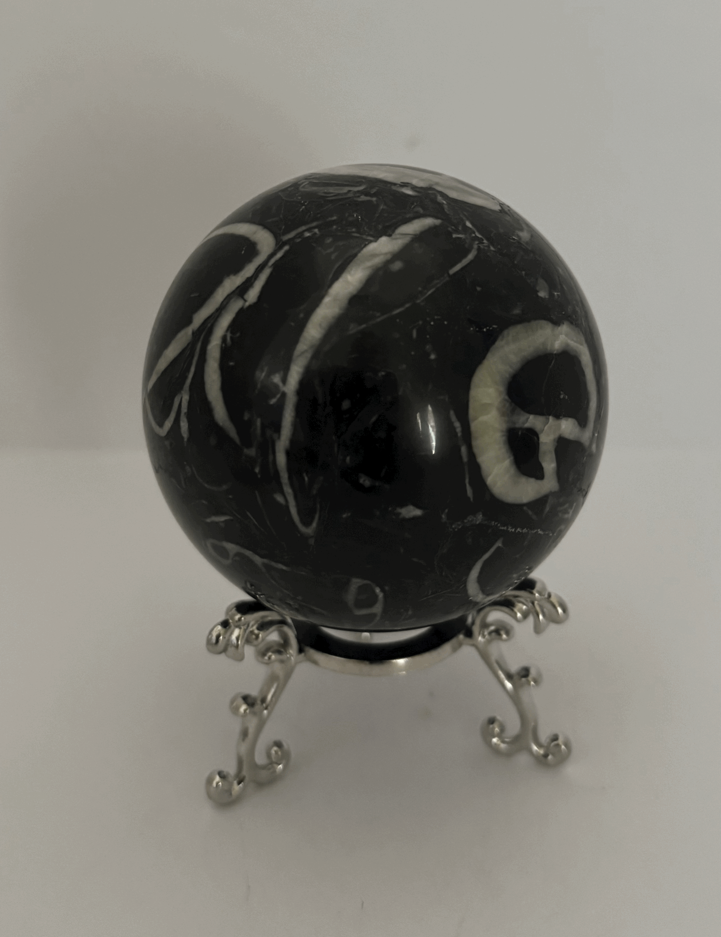 Shell Jasper Sphere