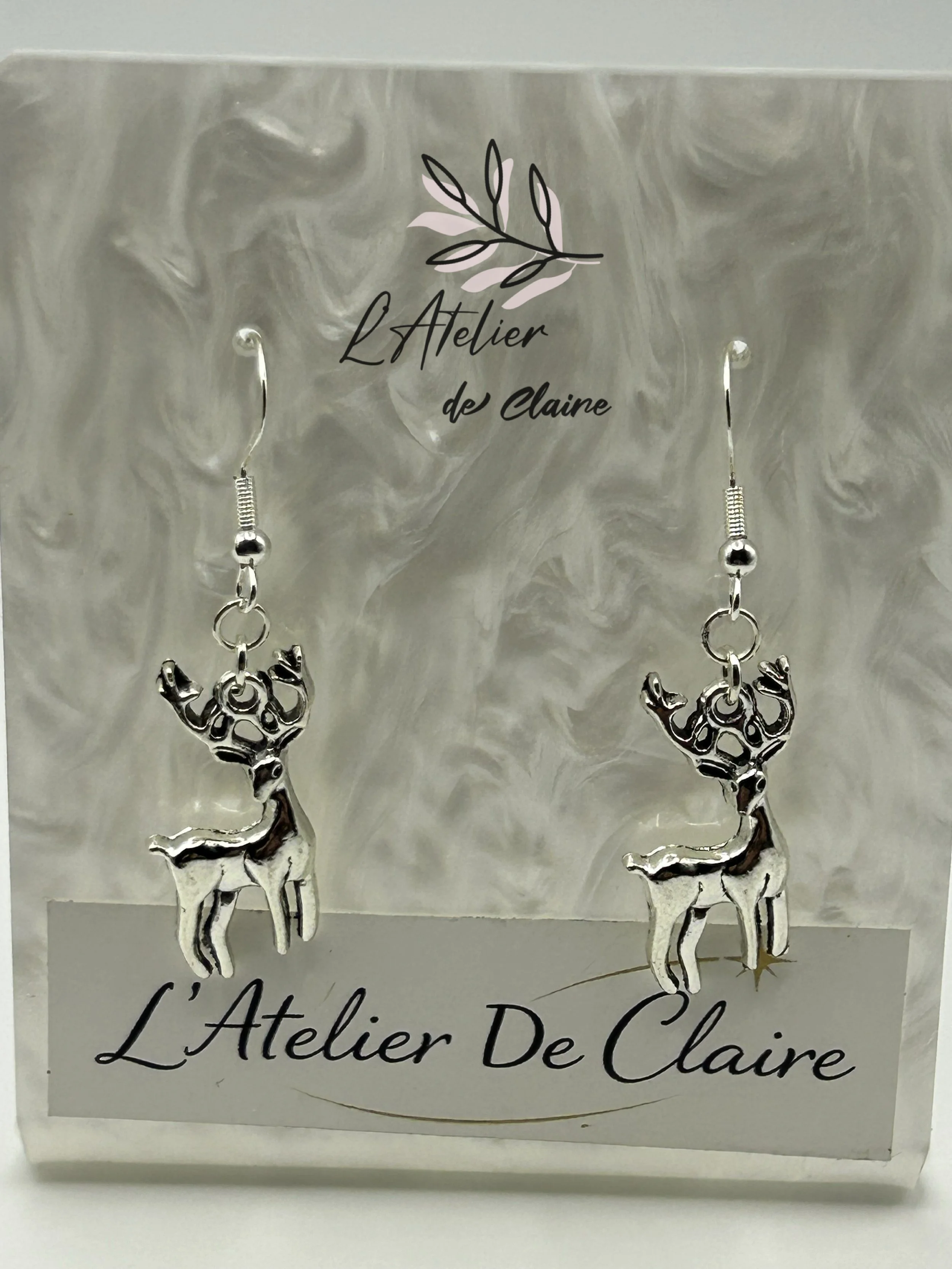 Reindeer Handmade Earrings