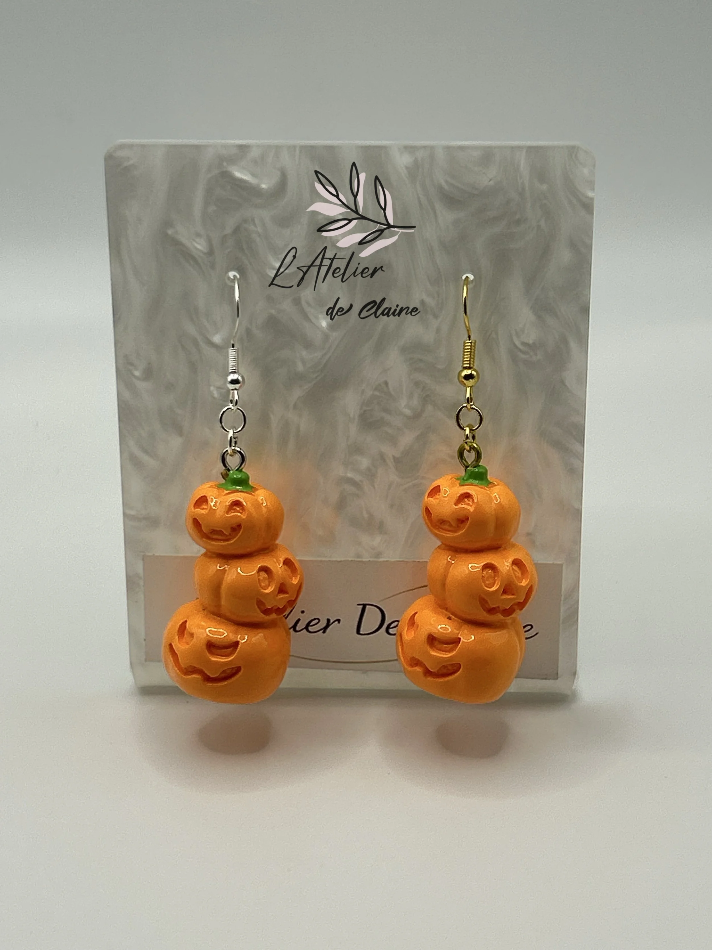 Pumpkins handmade earrings