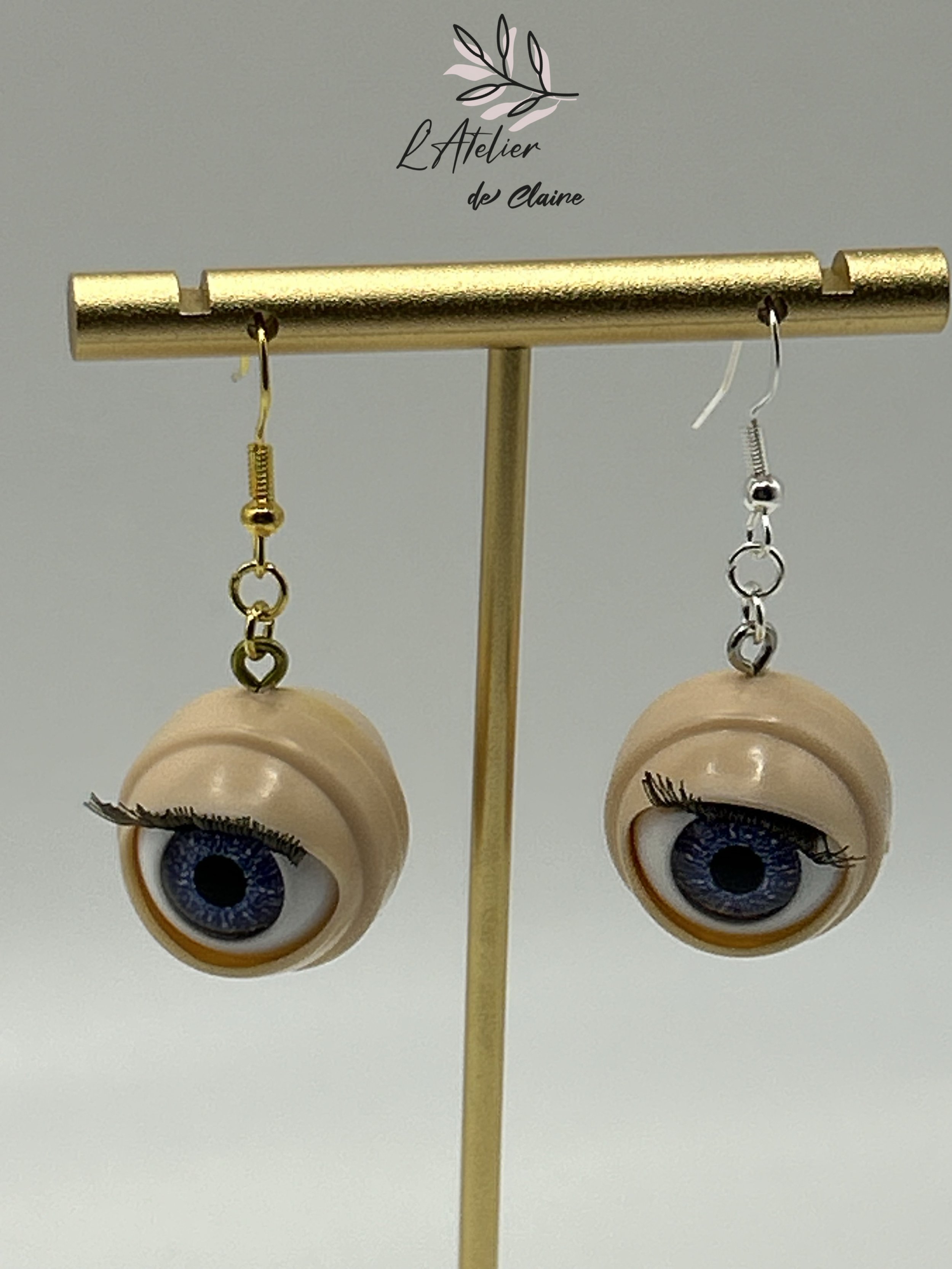Eyes handmade earrings
