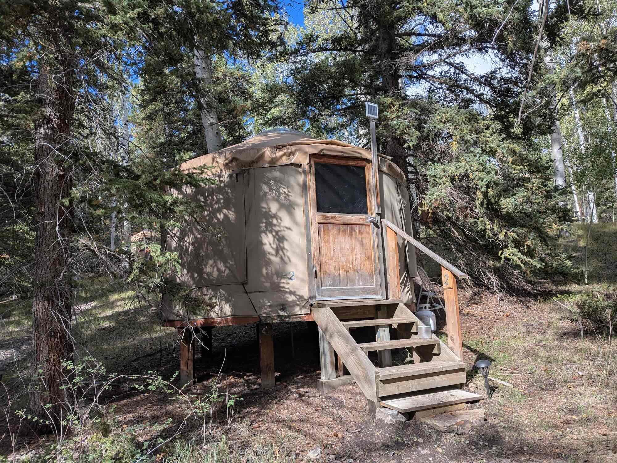 Accommodation: Private Yurt
