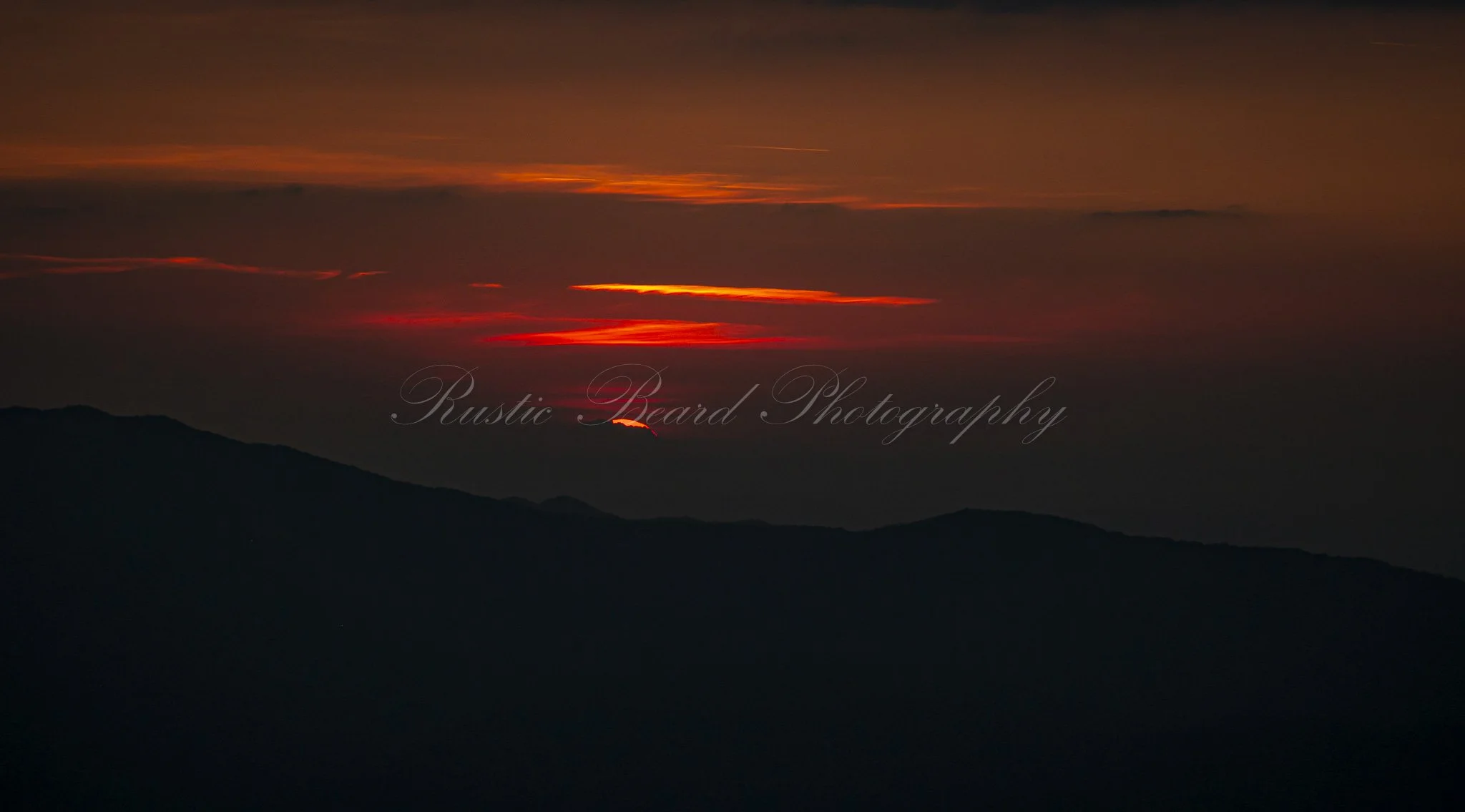 Red Evening Mountain