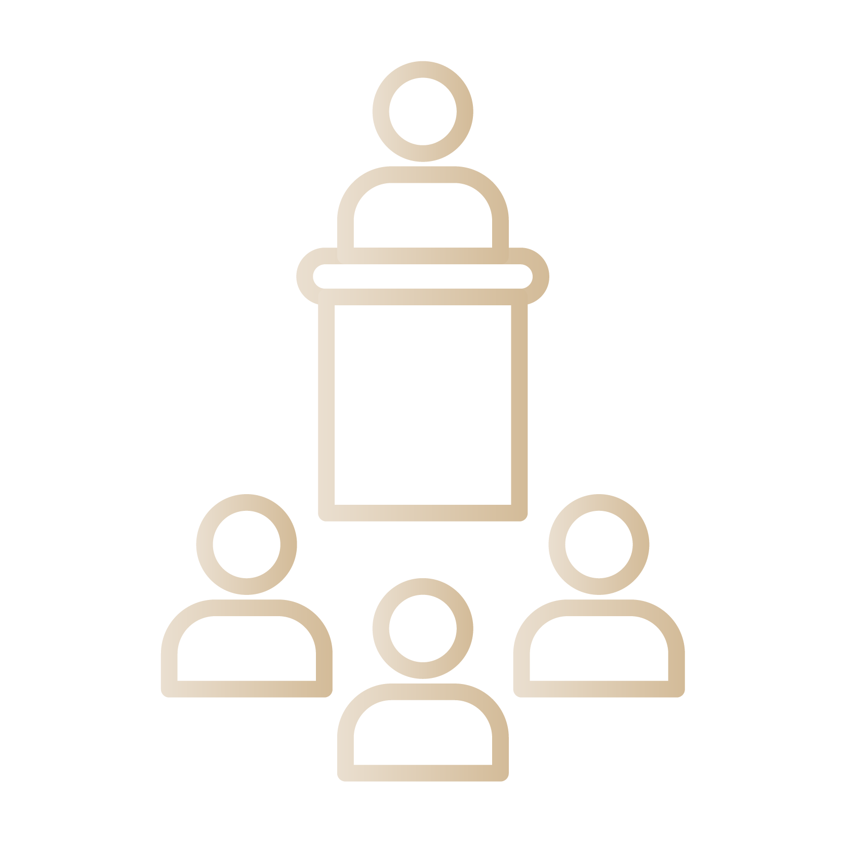 A beige and white layered computer folder icon on a black background.